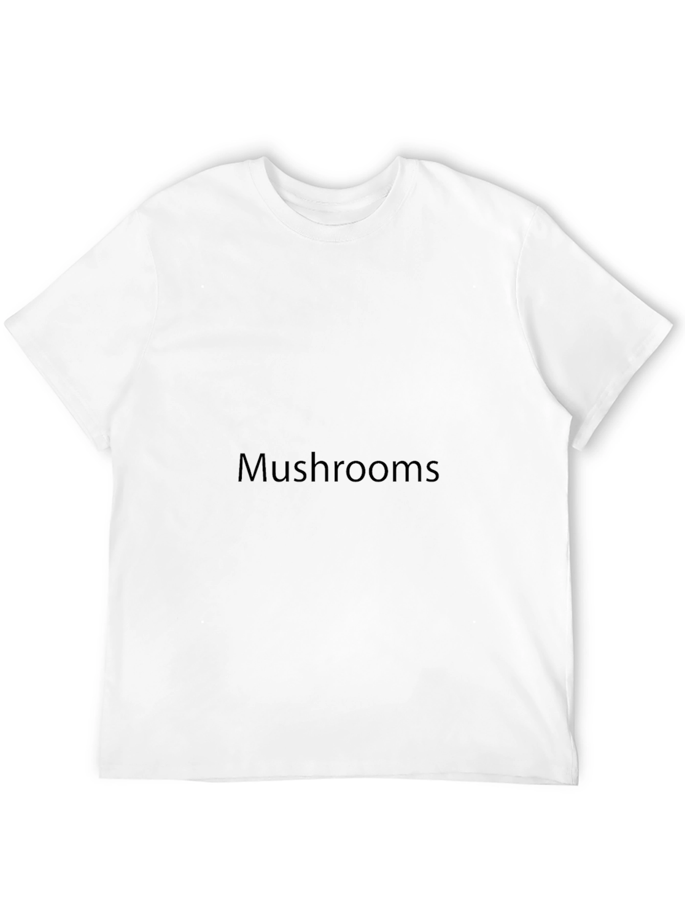 Black Mushrooms Graphic Tee