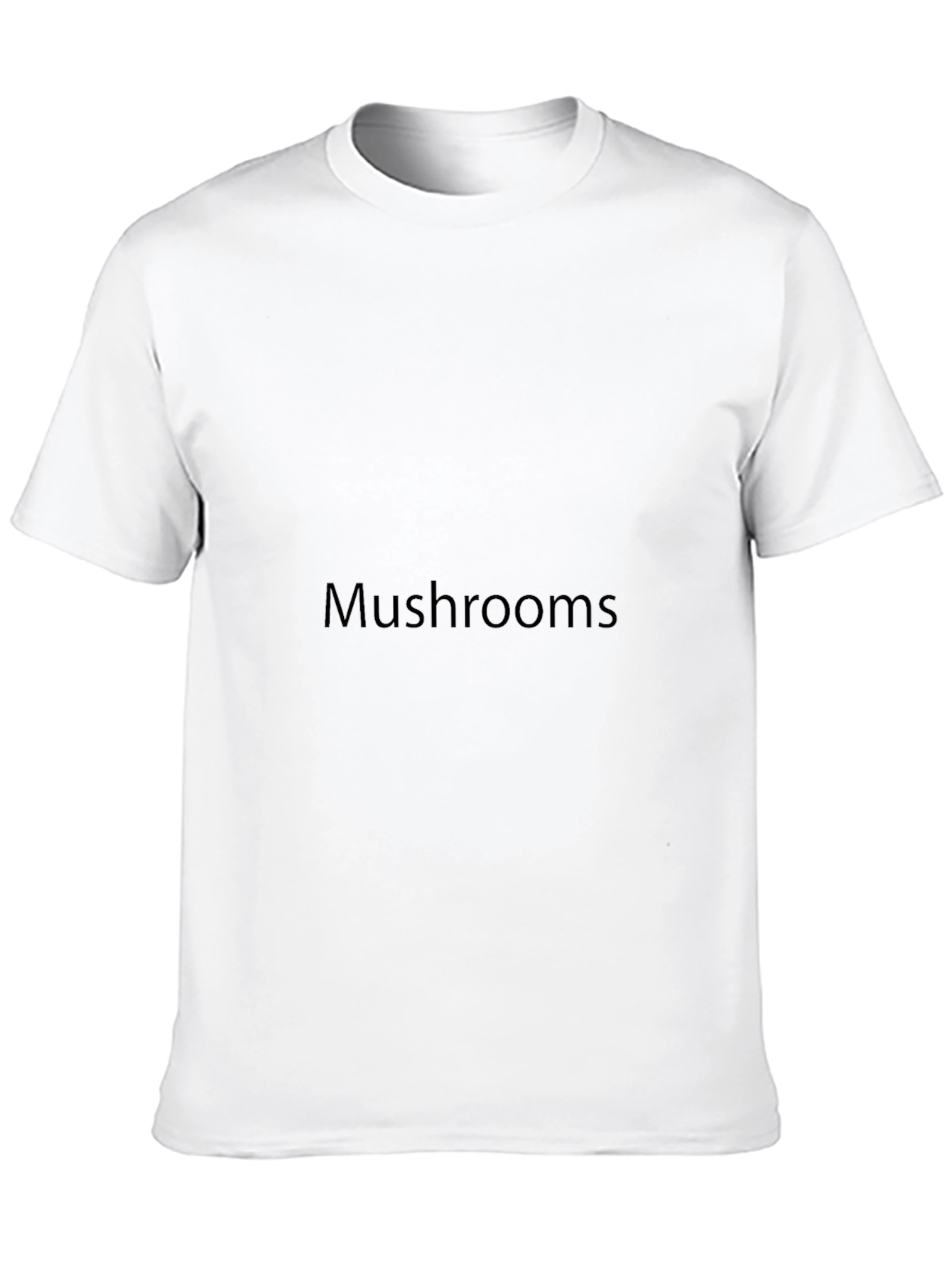 Black Mushrooms Graphic Tee