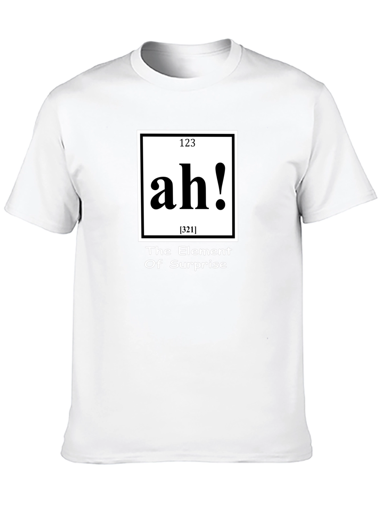Ah! Element of Surprise Black T-Shirt