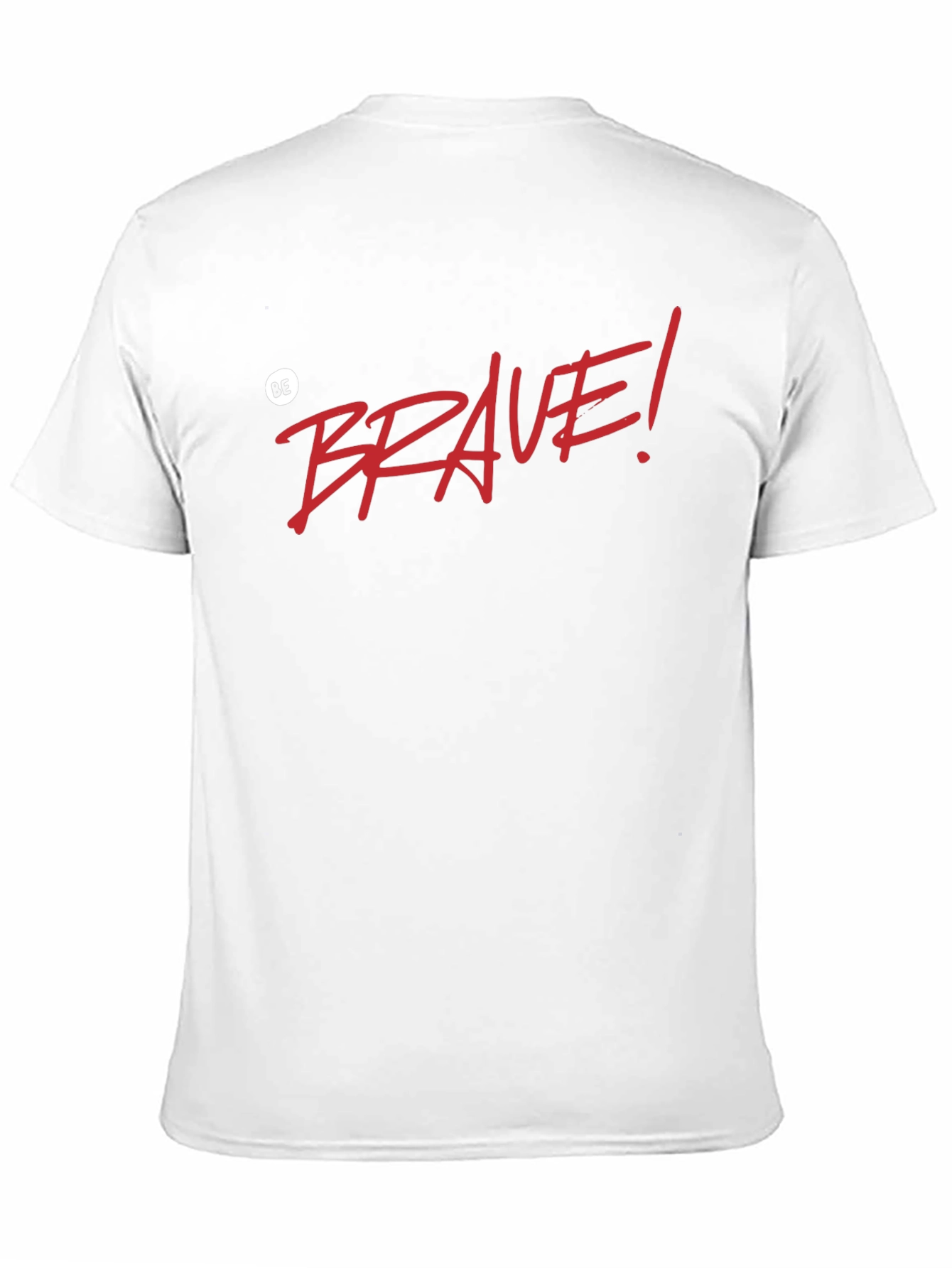 Be Brave! Graphic T-Shirt - Black Casual Tee
