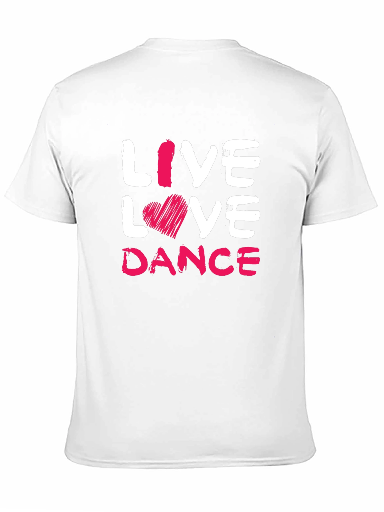 Live Love Dance Graphic Tee - Soft Black Cotton