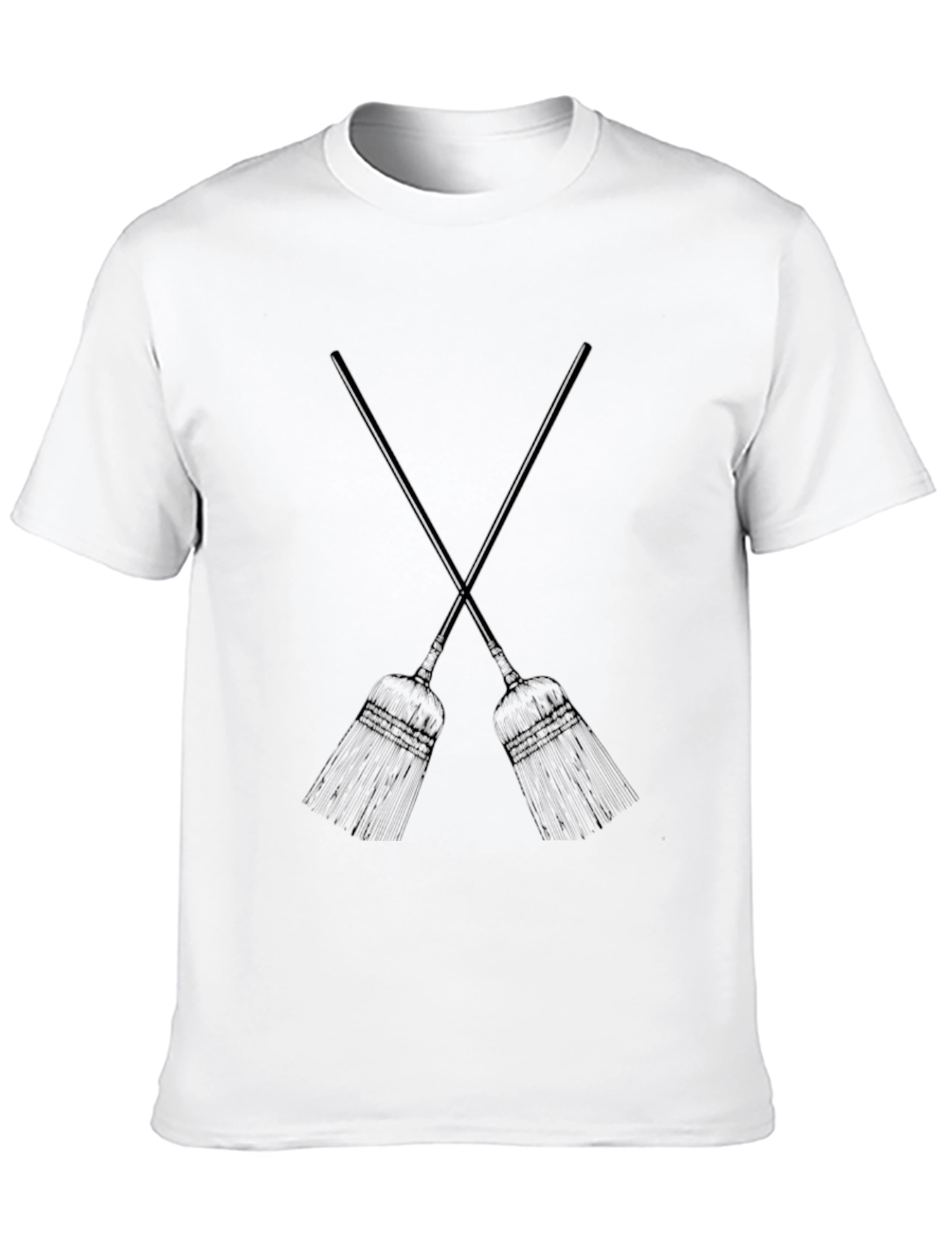 Crossed Brooms Graphic Tee