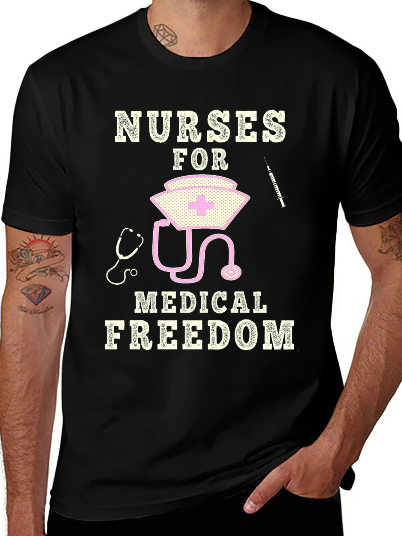 Nurses for Medical Freedom Graphic Tee