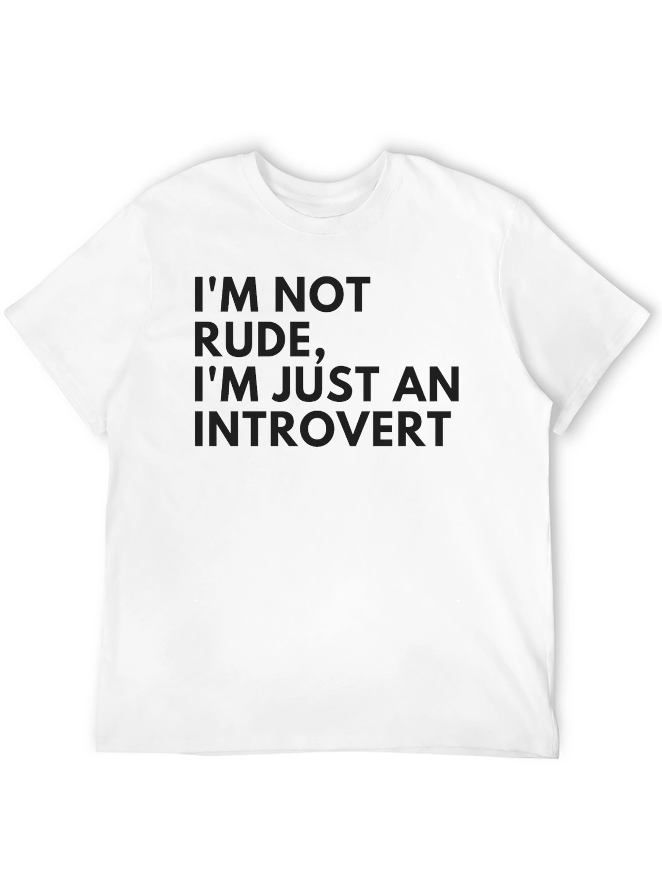 Introvert T-Shirt -  Im Not Rude Graphic Tee