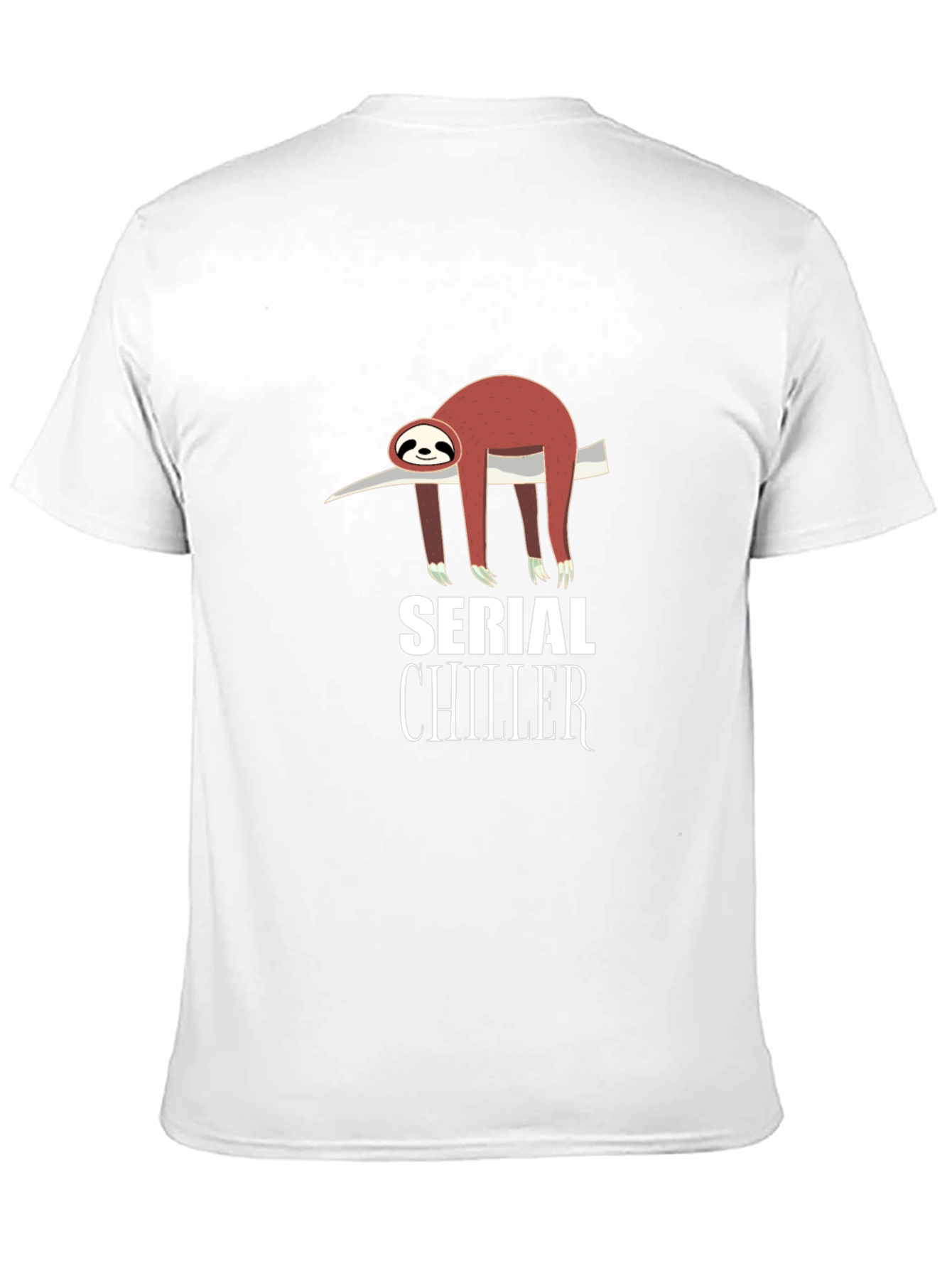 Serial Chiller Sloth Graphic T-Shirt