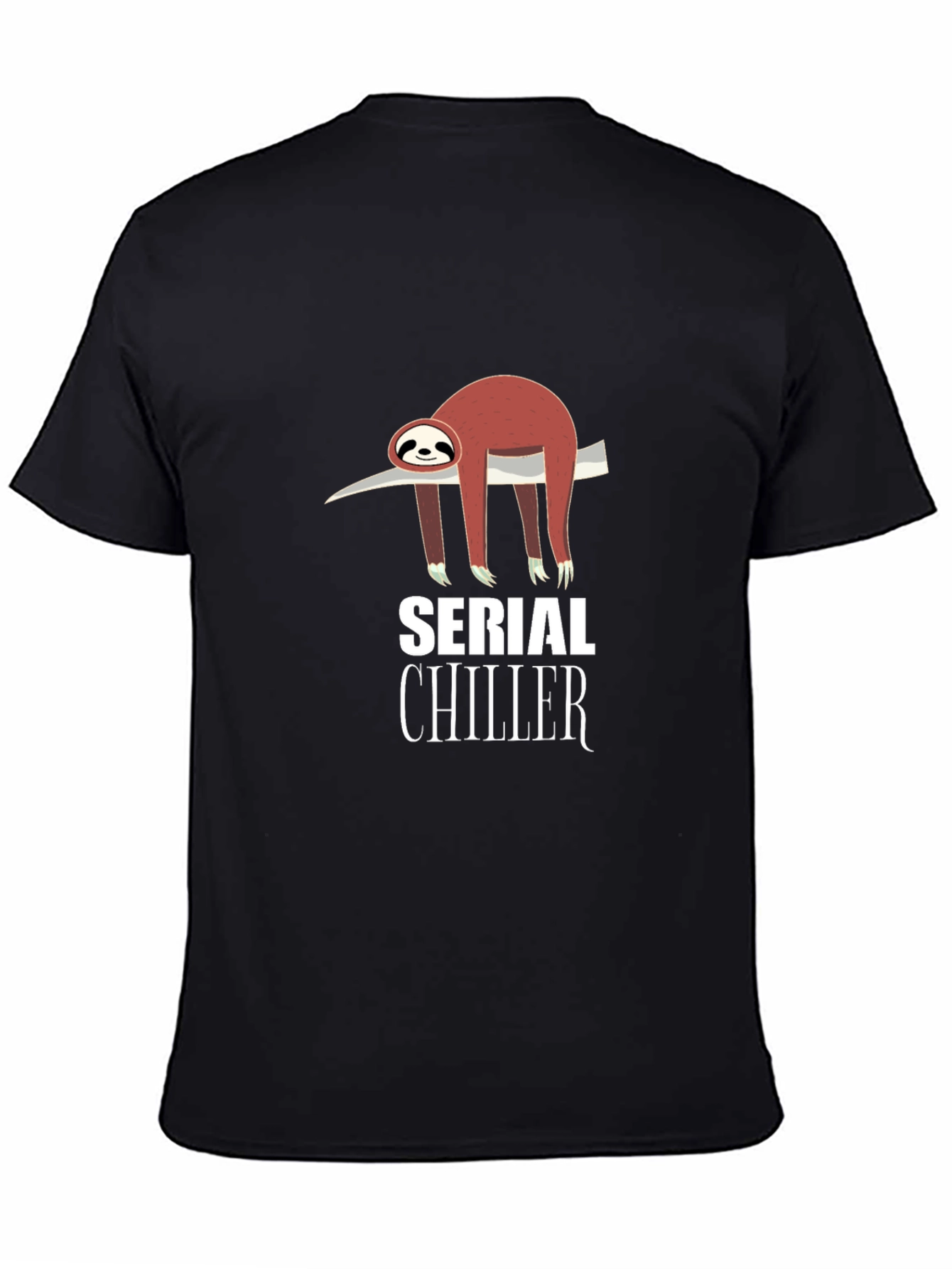 Serial Chiller Sloth Graphic T-Shirt