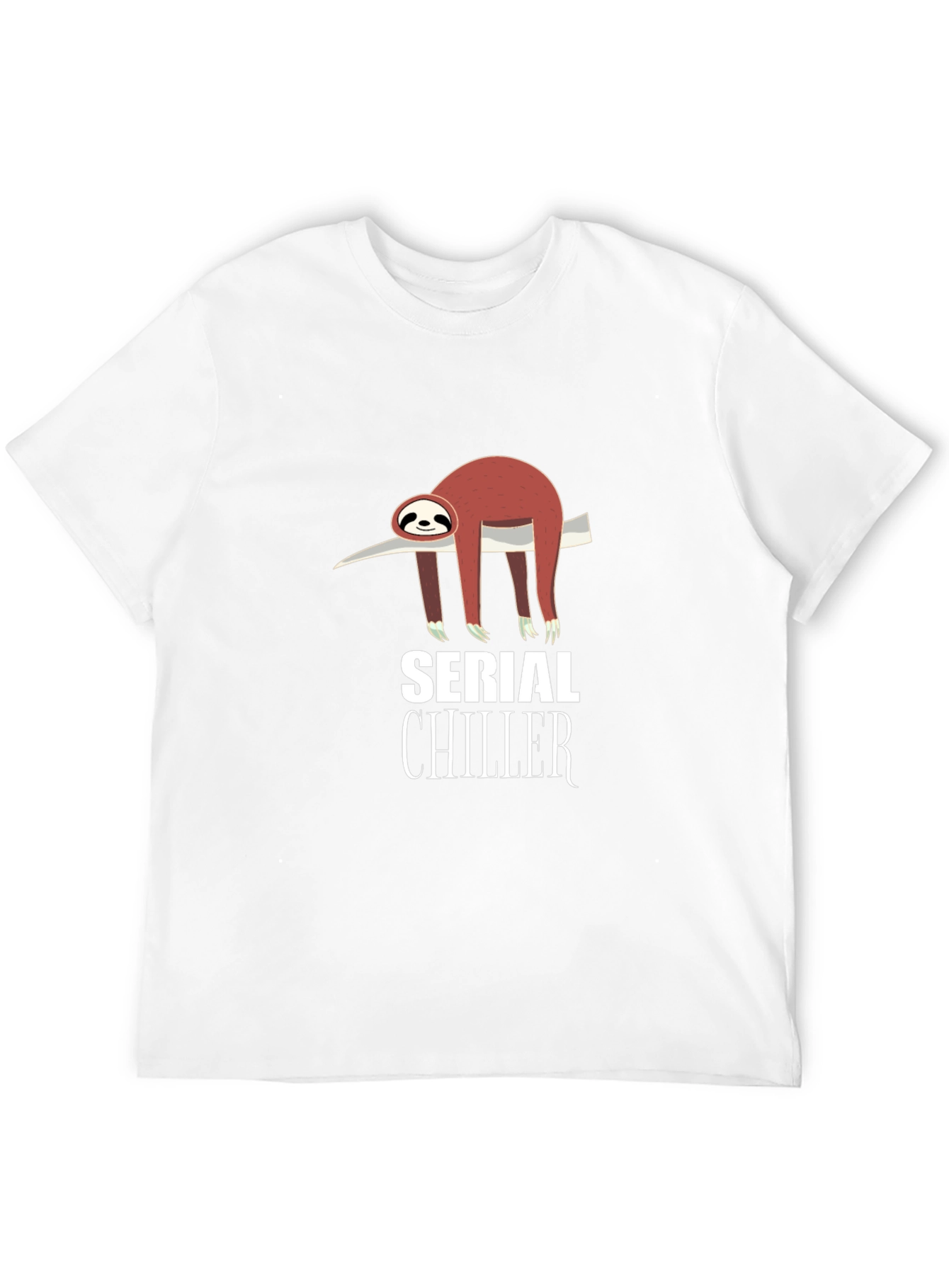 Serial Chiller Sloth Graphic T-Shirt