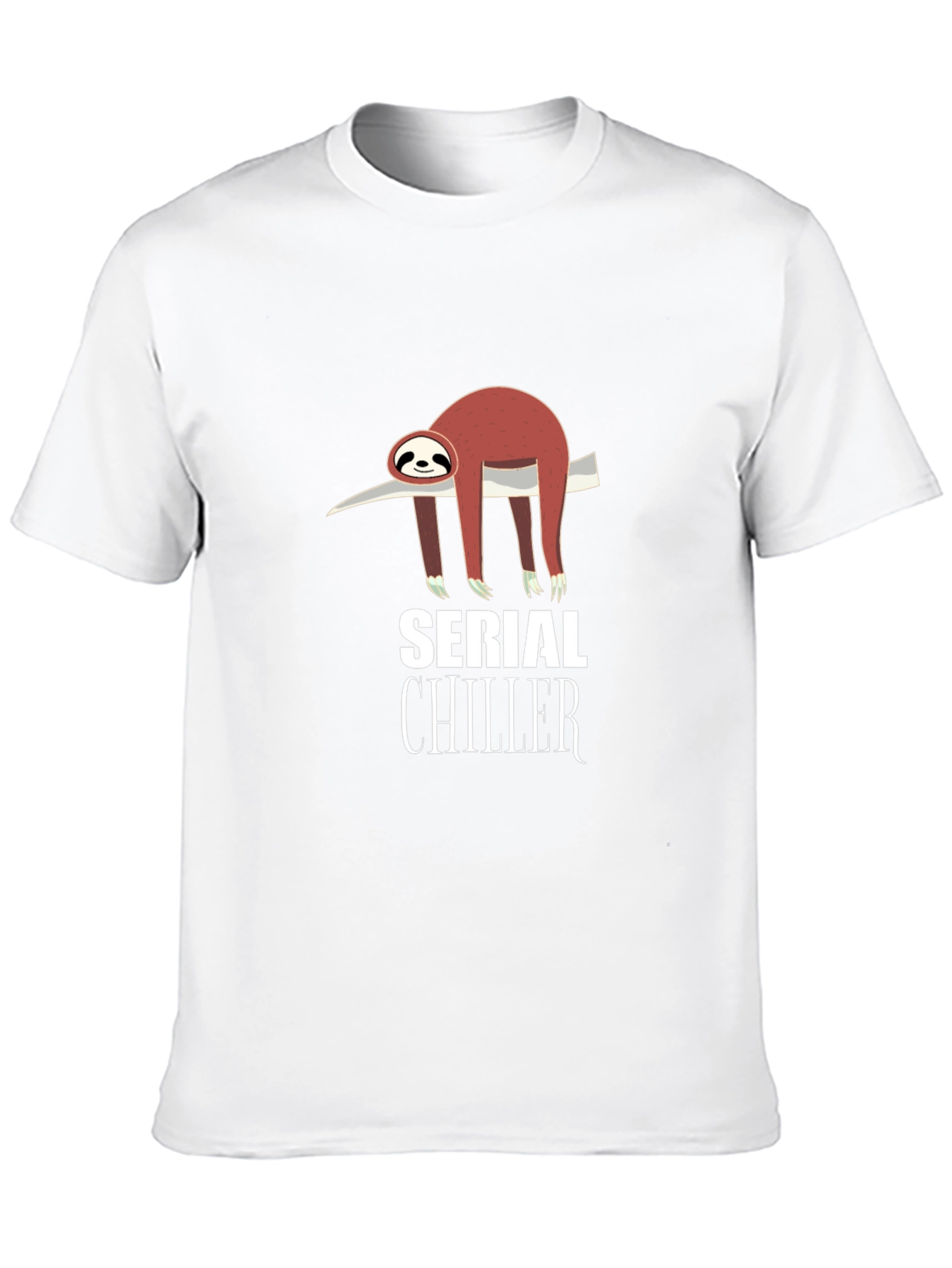 Serial Chiller Sloth Graphic T-Shirt