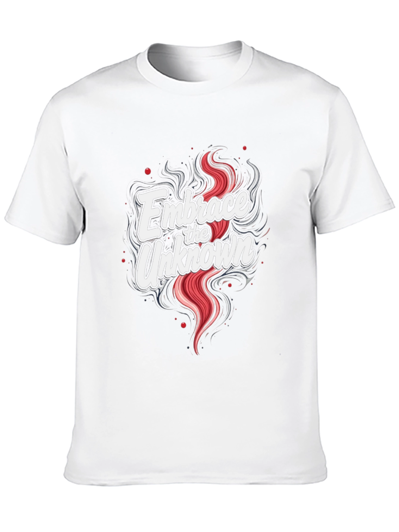 Embrace the Unknown Graphic Tee - Soft Black T-Shirt