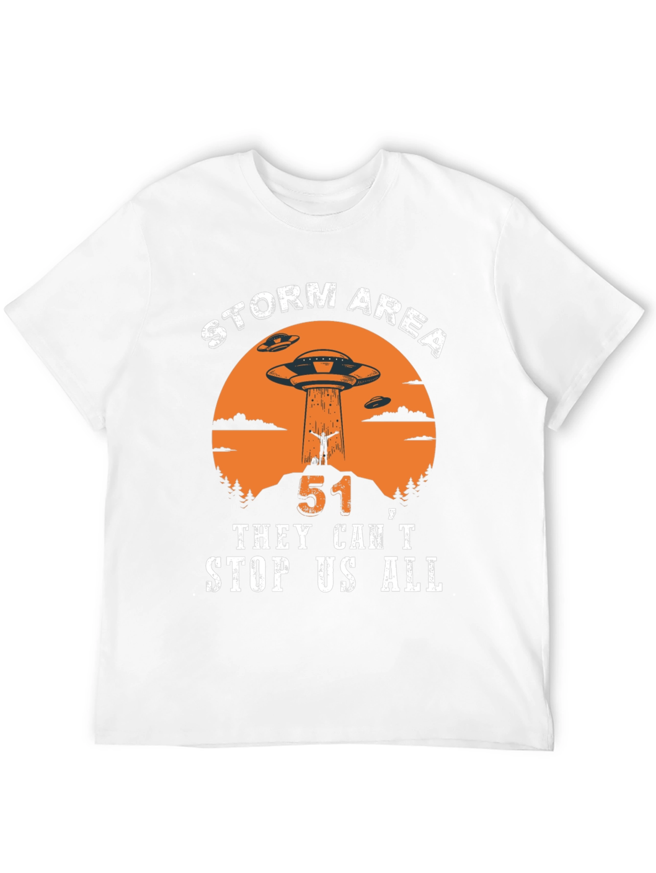 Storm Area 51 UFO Graphic T-Shirt