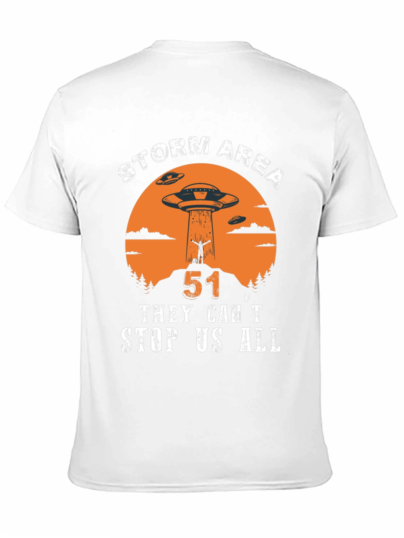 Storm Area 51 UFO Graphic T-Shirt