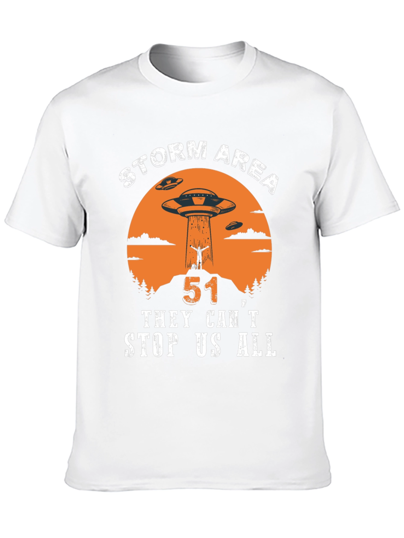 Storm Area 51 UFO Graphic T-Shirt