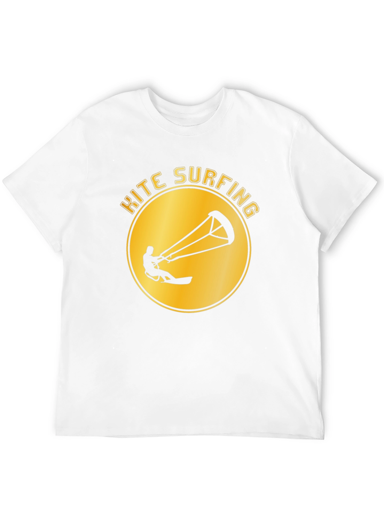 Kite Surfing Graphic Tee - Black