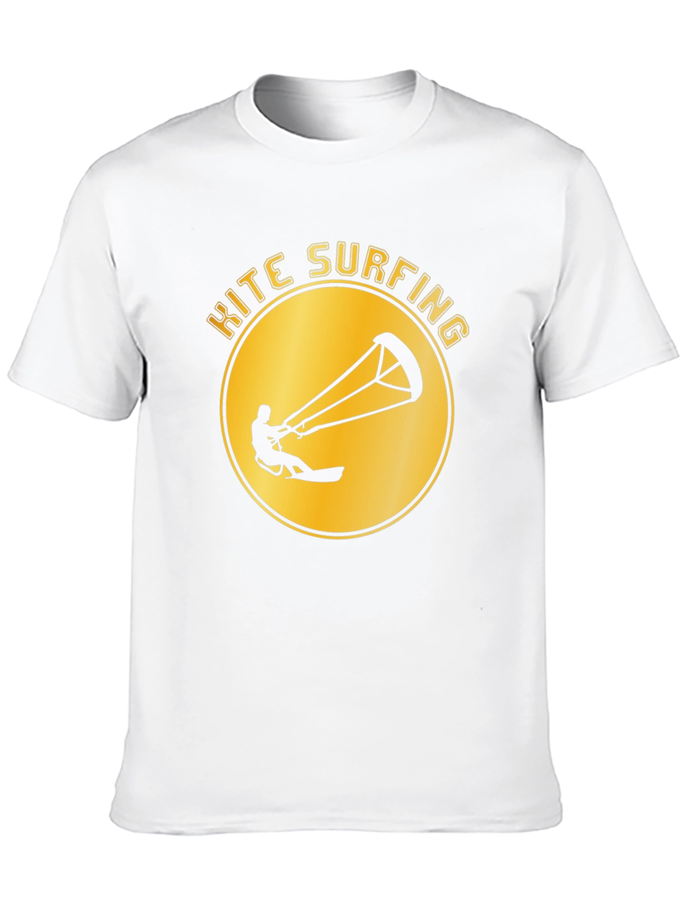 Kite Surfing Graphic Tee - Black