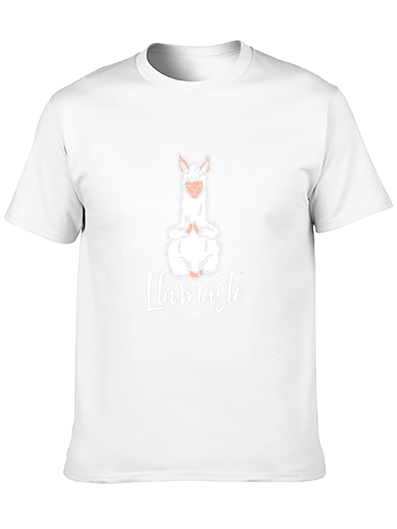 Llamaste Yoga T-Shirt - Black Cotton Blend