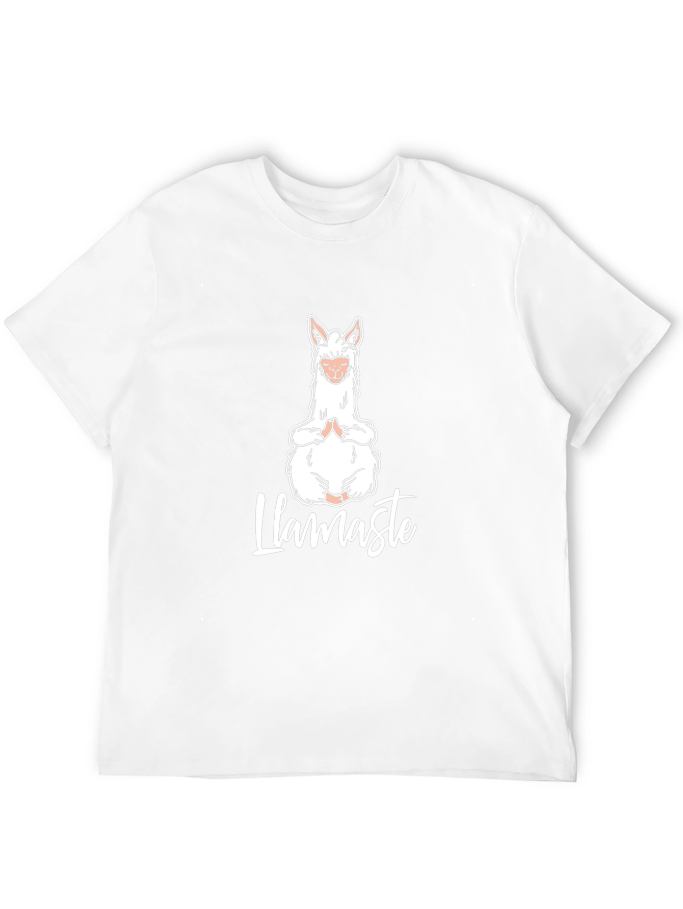 Llamaste Yoga T-Shirt - Black Cotton Blend