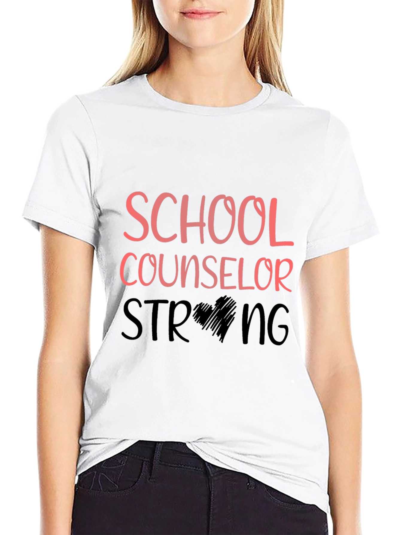 School Counselor Strong Graphic Tee