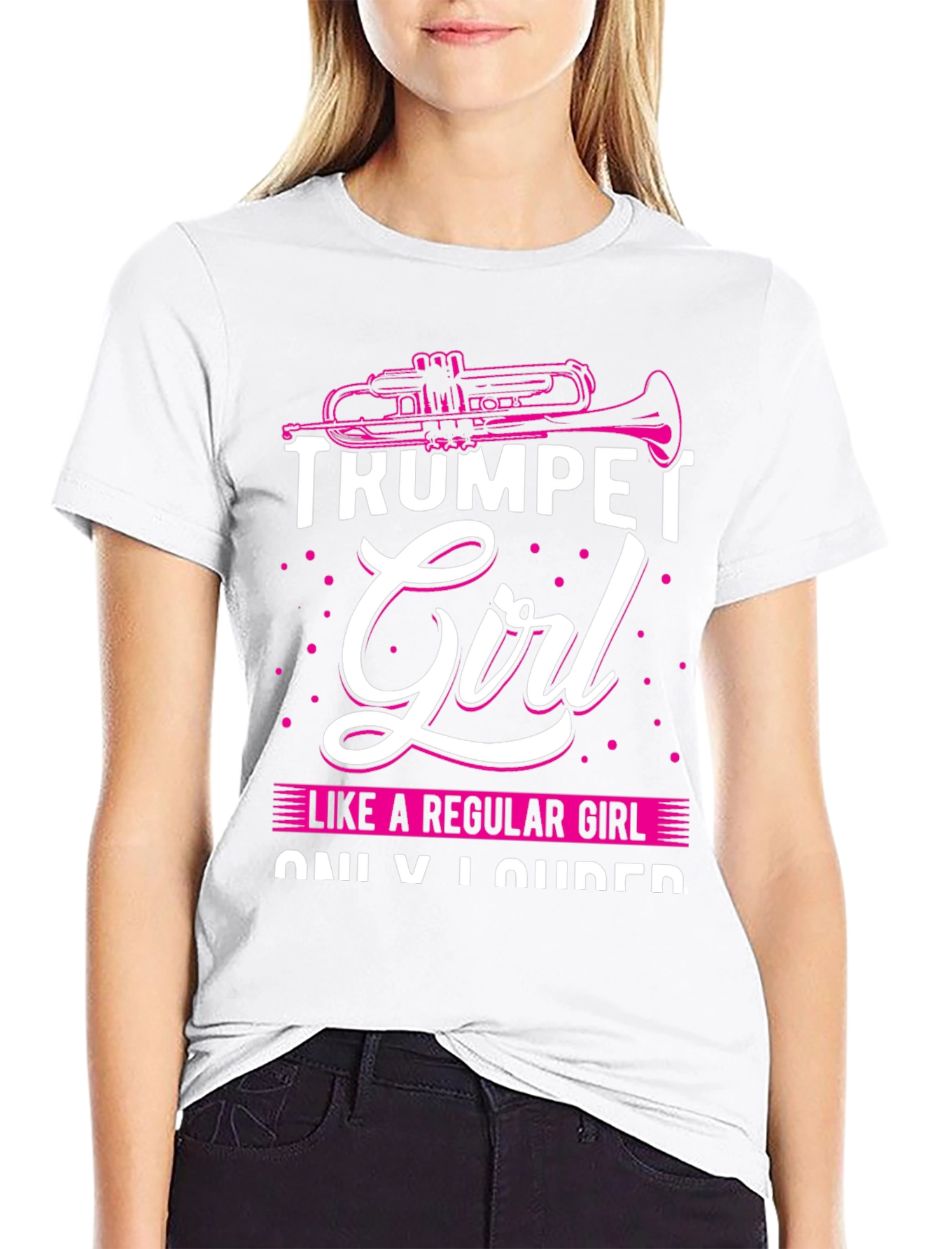 Trumpet Girl T-Shirt - Musicians Statement Tee