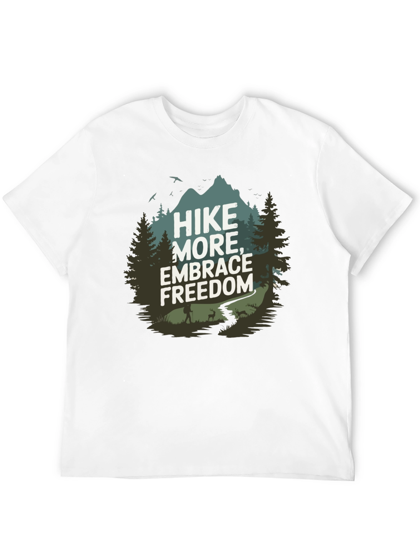 Hike More Embrace Freedom Graphic Tee