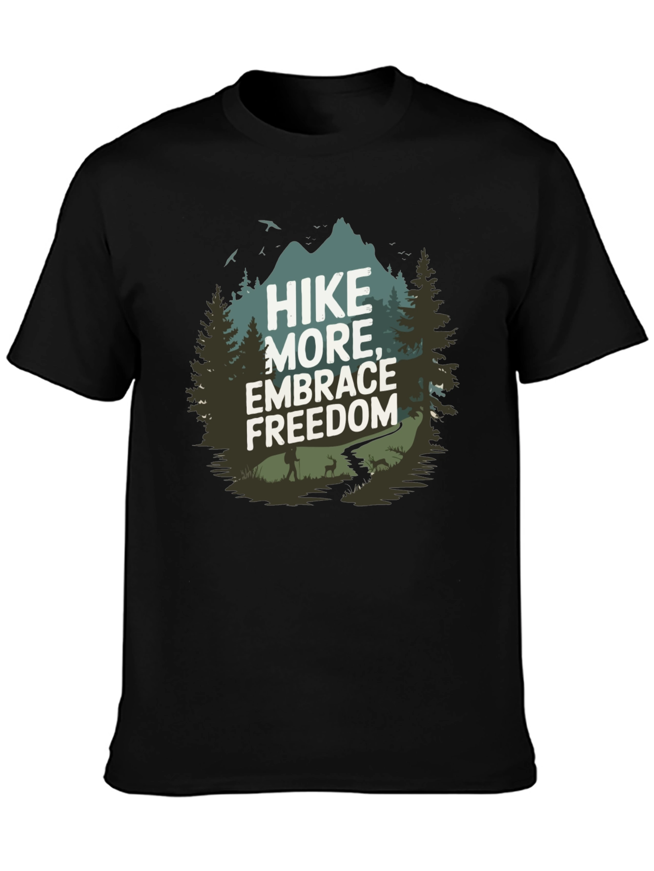 Hike More Embrace Freedom Graphic Tee