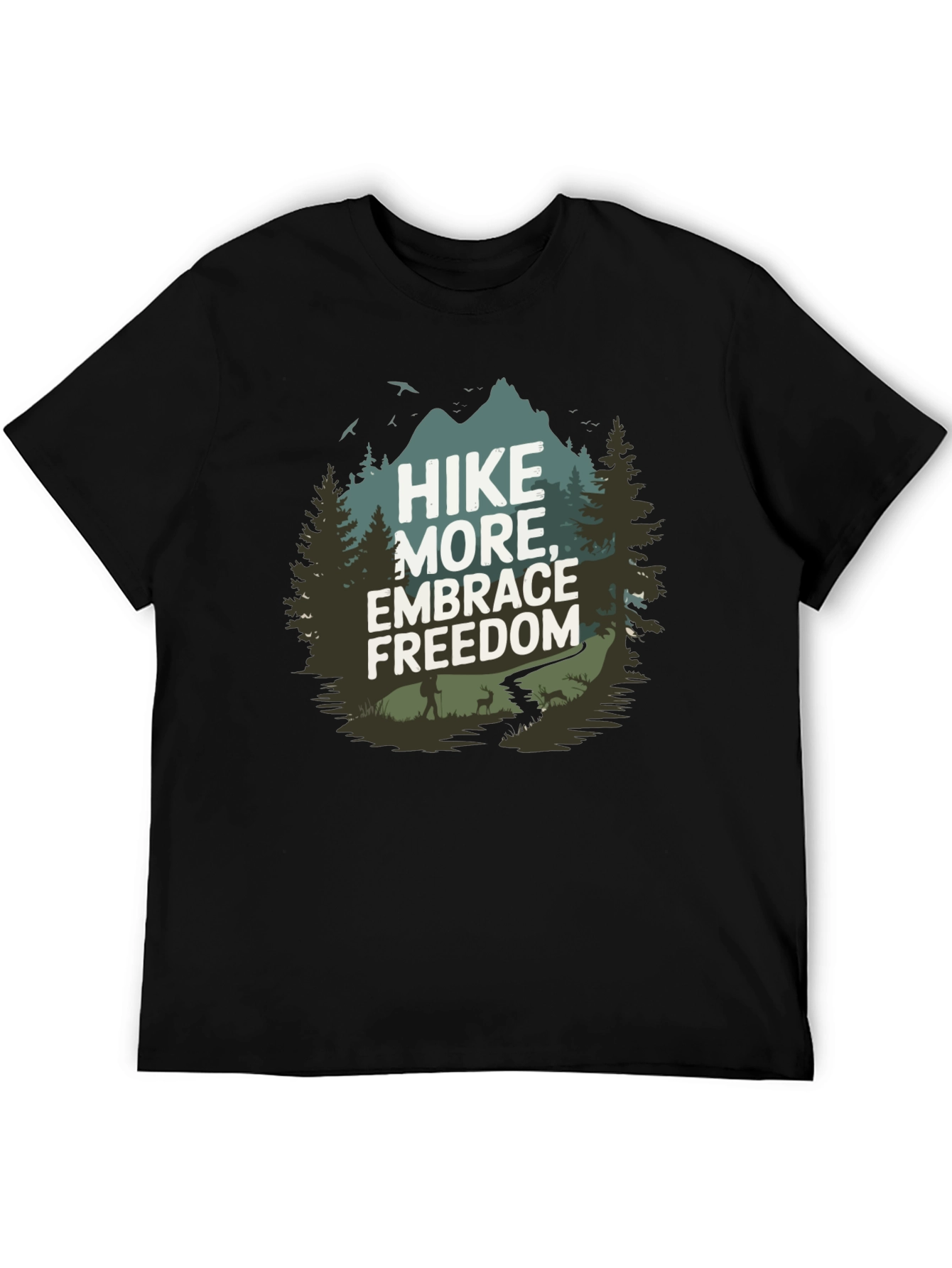 Hike More Embrace Freedom Graphic Tee