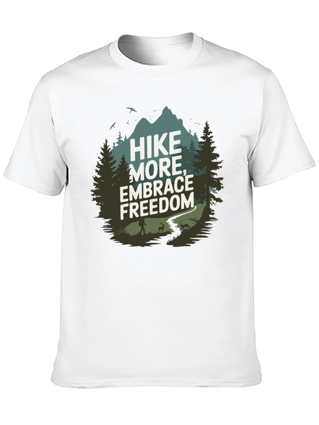 Hike More Embrace Freedom Graphic Tee