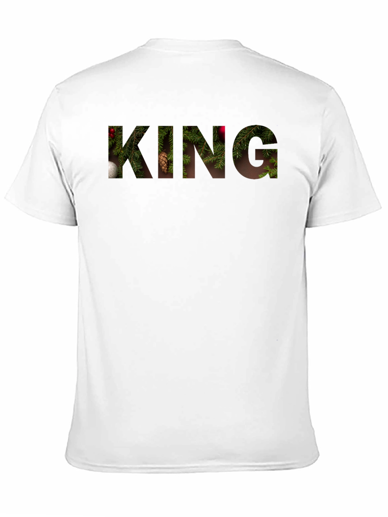 King Christmas Tree Fill Tee - Black