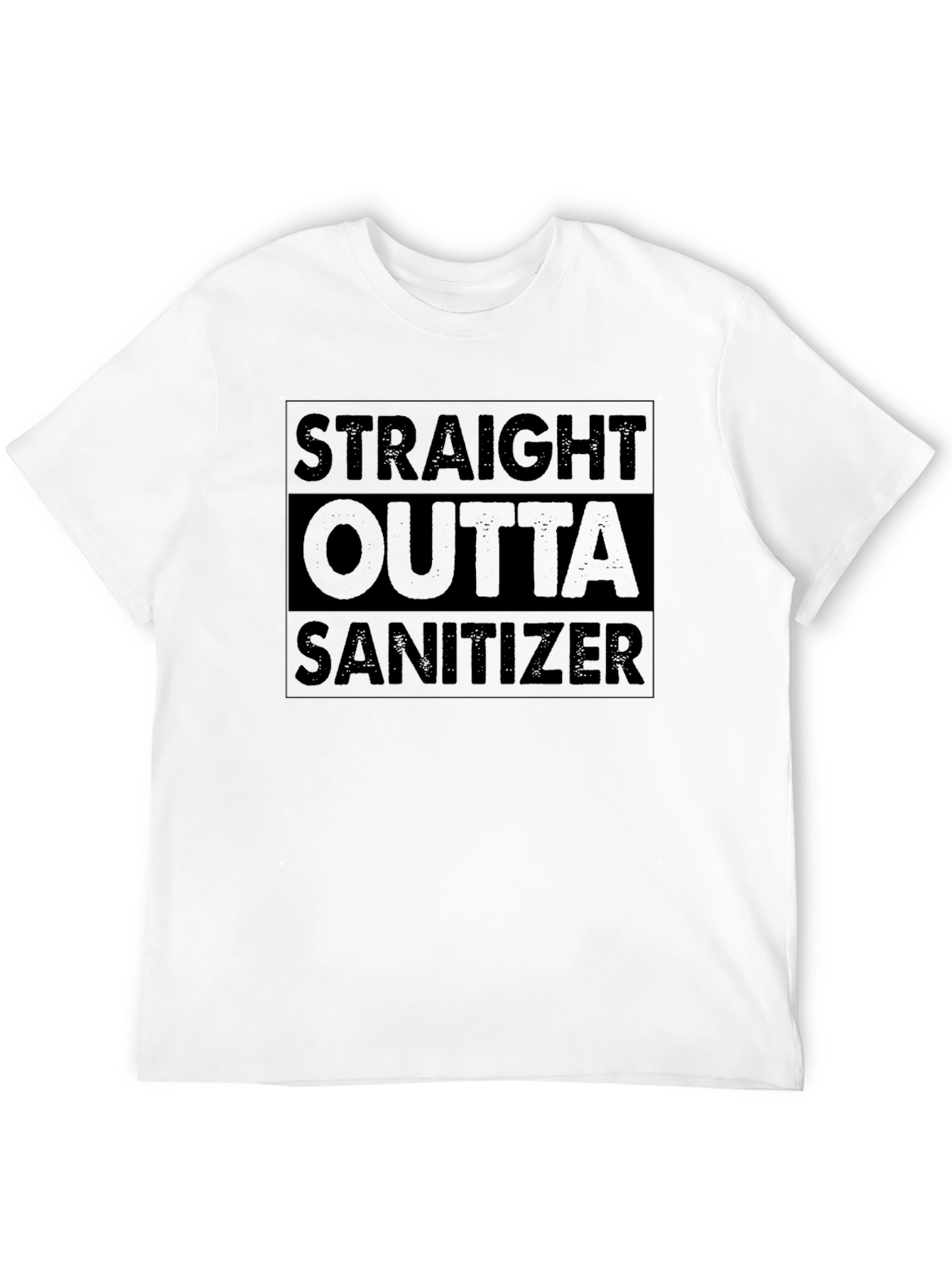Straight Outta Sanitizer Graphic Novelty T-Shirt