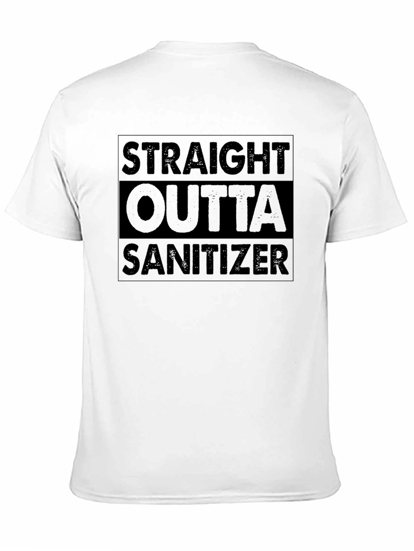 Straight Outta Sanitizer Graphic Novelty T-Shirt