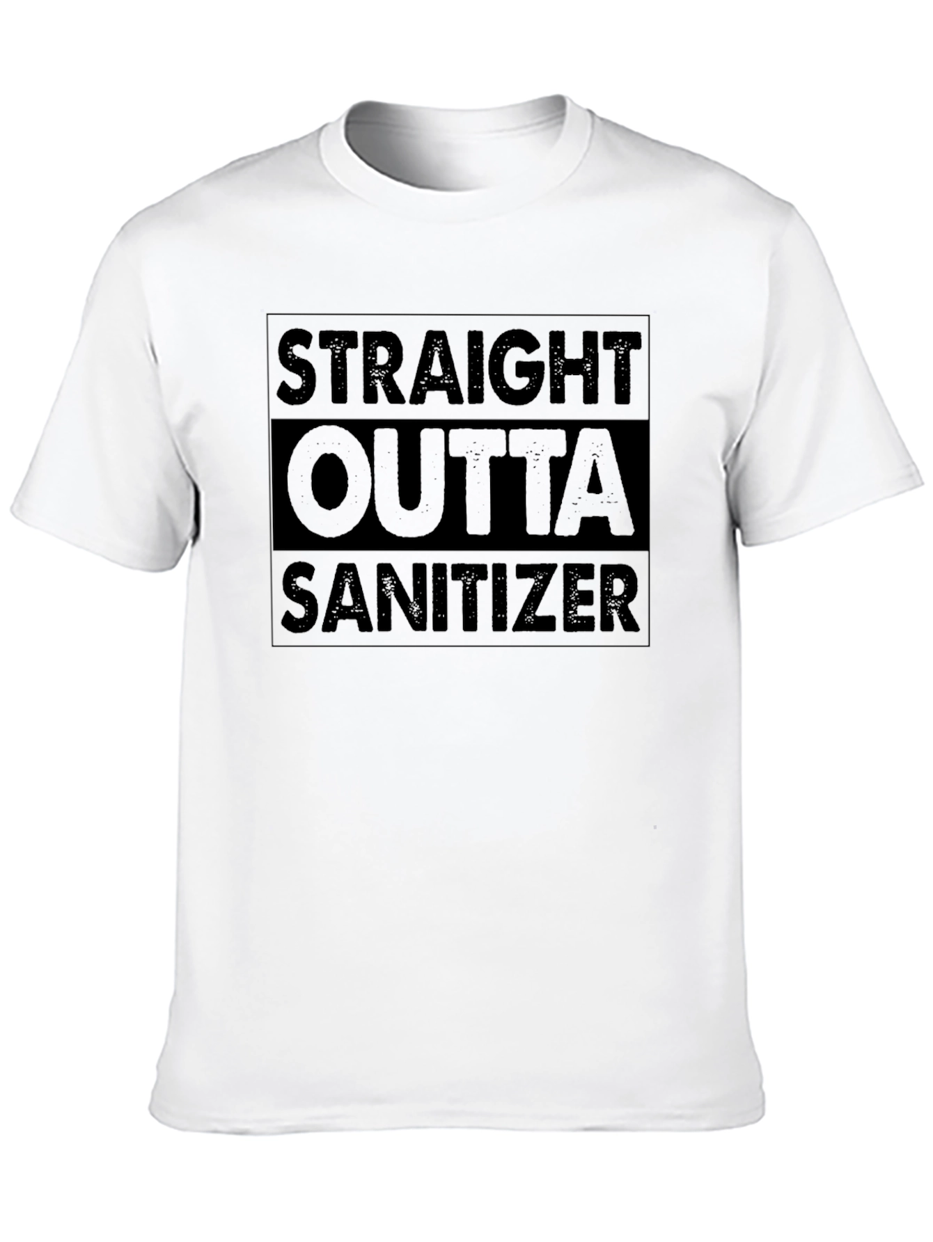 Straight Outta Sanitizer Graphic Novelty T-Shirt