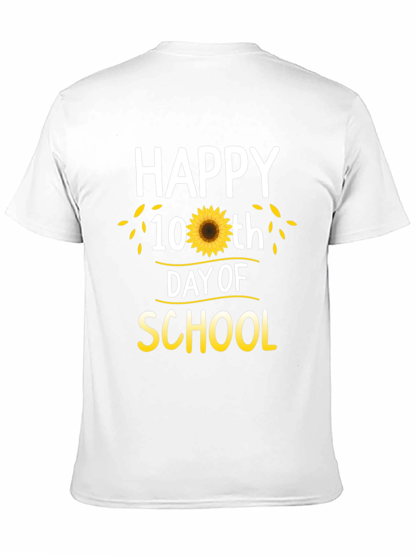 Happy 100th Day of School Sunflower T-Shirt
