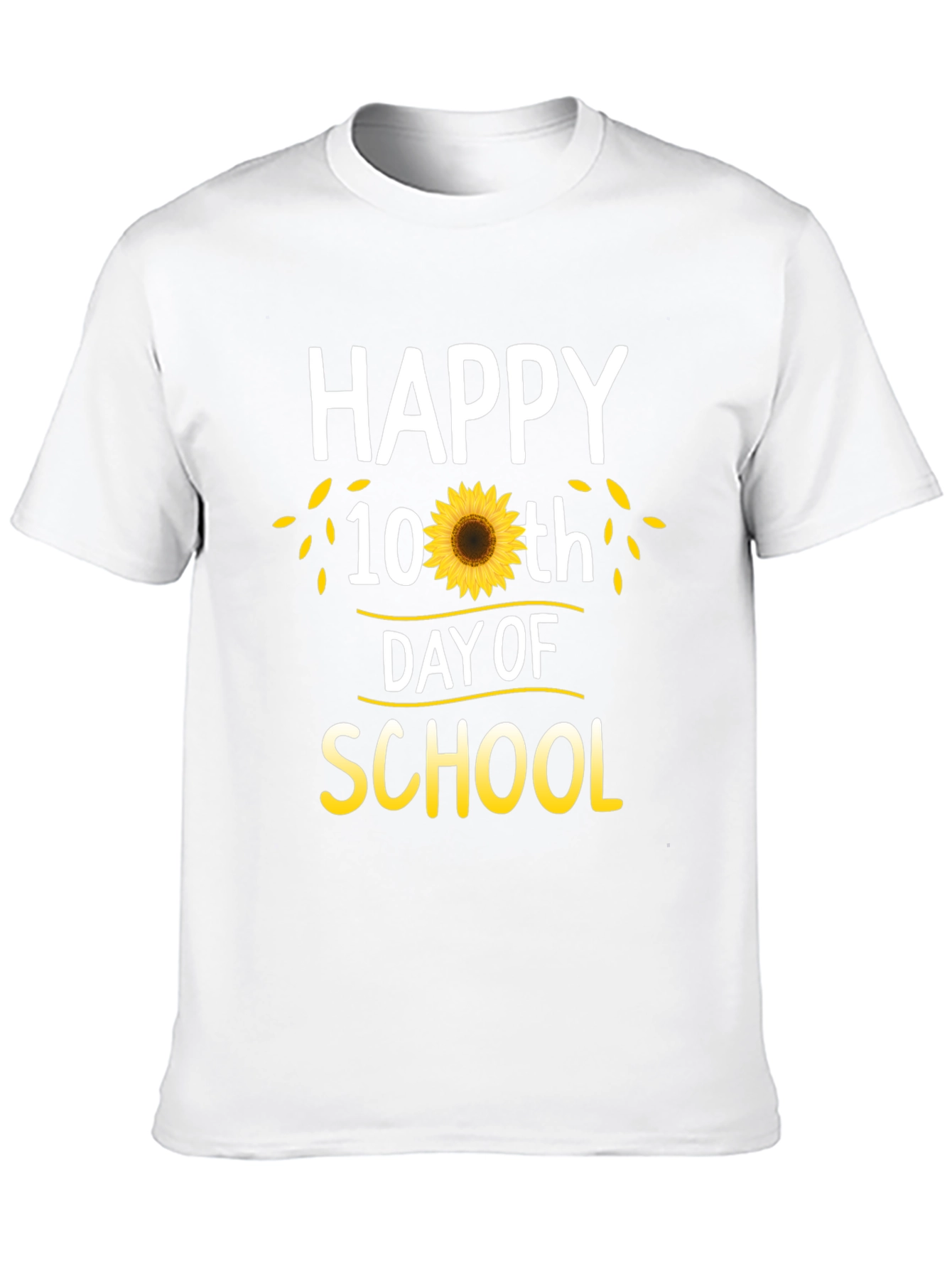 Happy 100th Day of School Sunflower T-Shirt