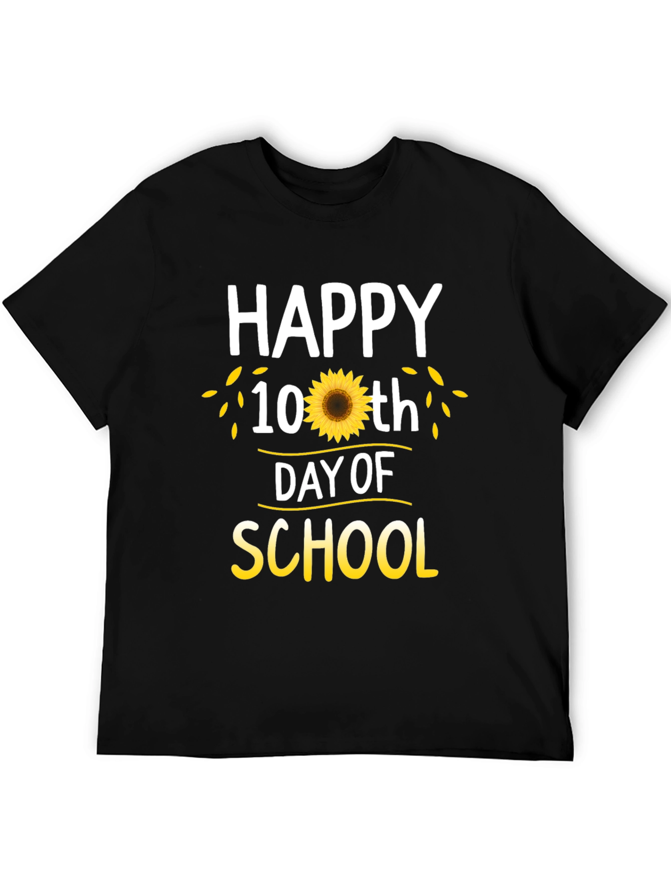 Happy 100th Day of School Sunflower T-Shirt
