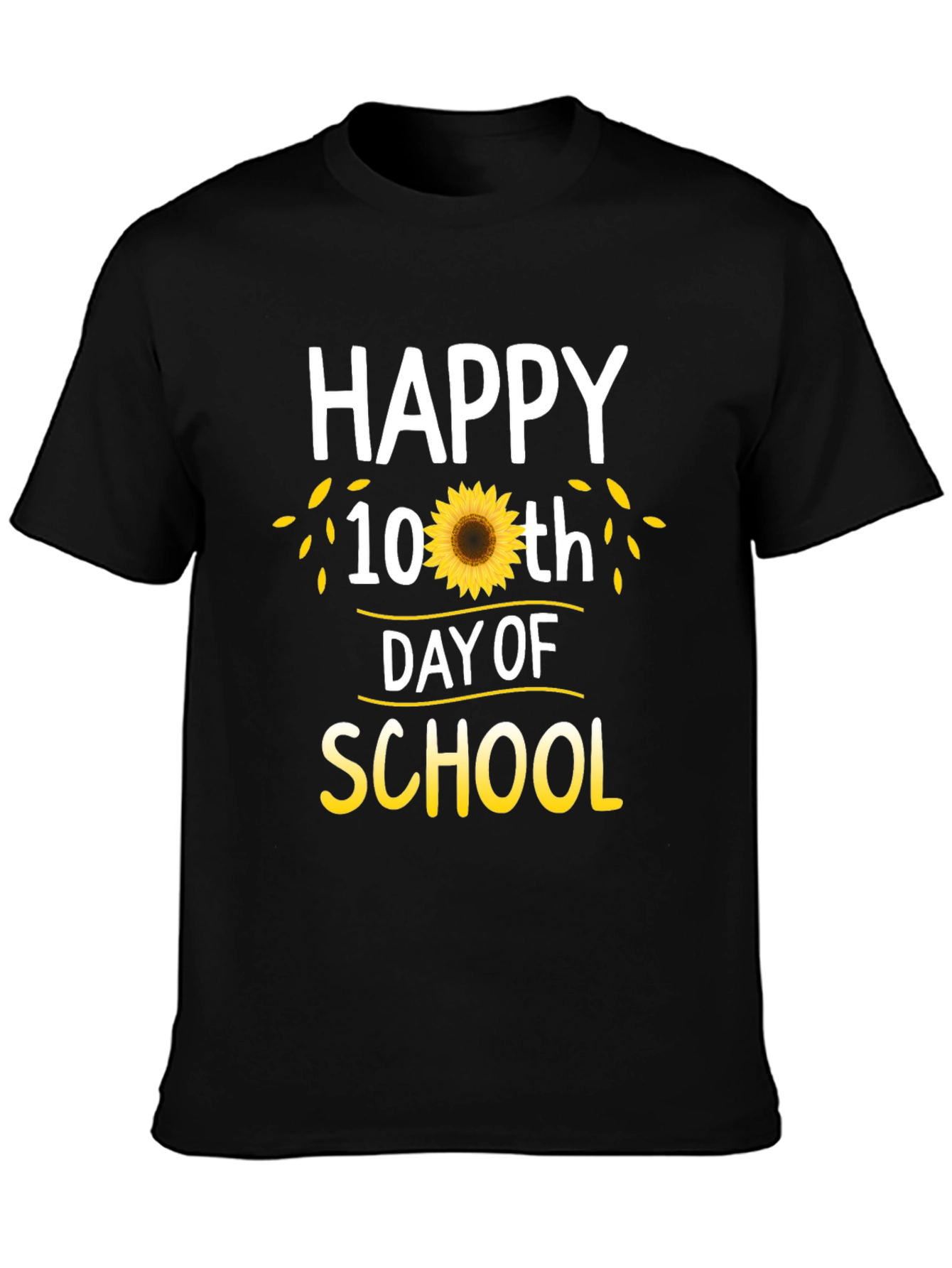 Happy 100th Day of School Sunflower T-Shirt