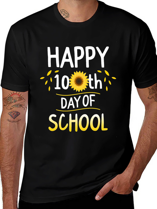 Happy 100th Day of School Sunflower T-Shirt
