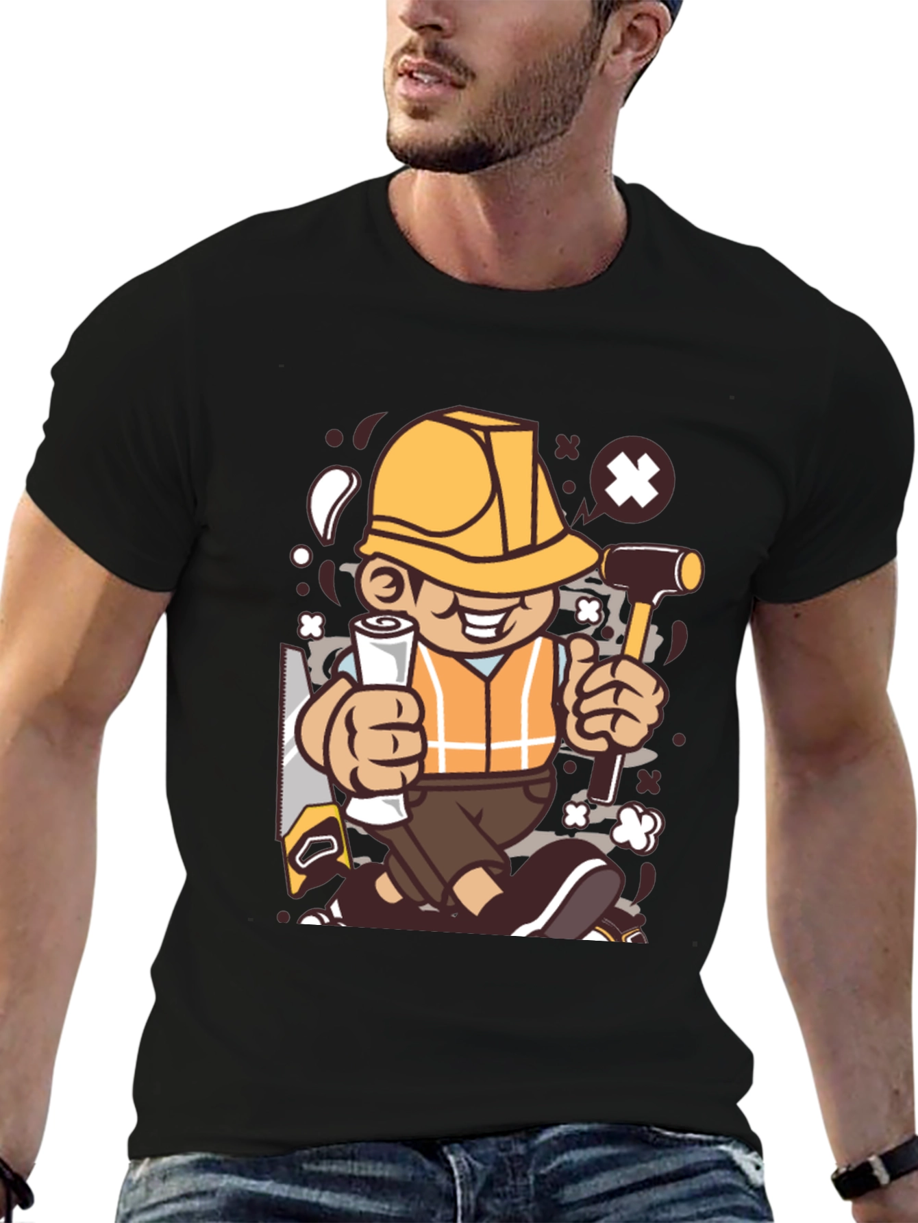 Cartoon Builder T-Shirt
