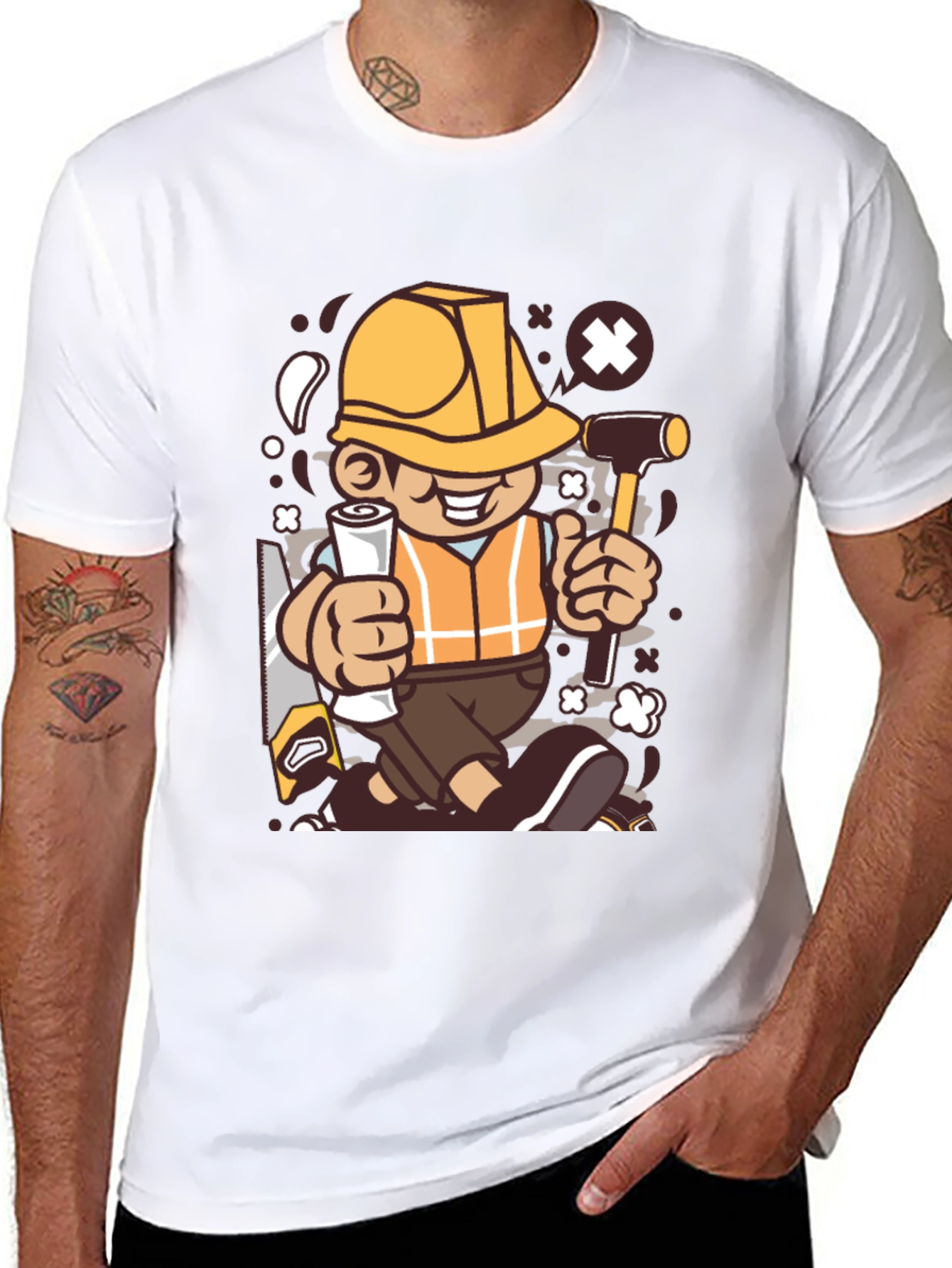 Cartoon Builder T-Shirt