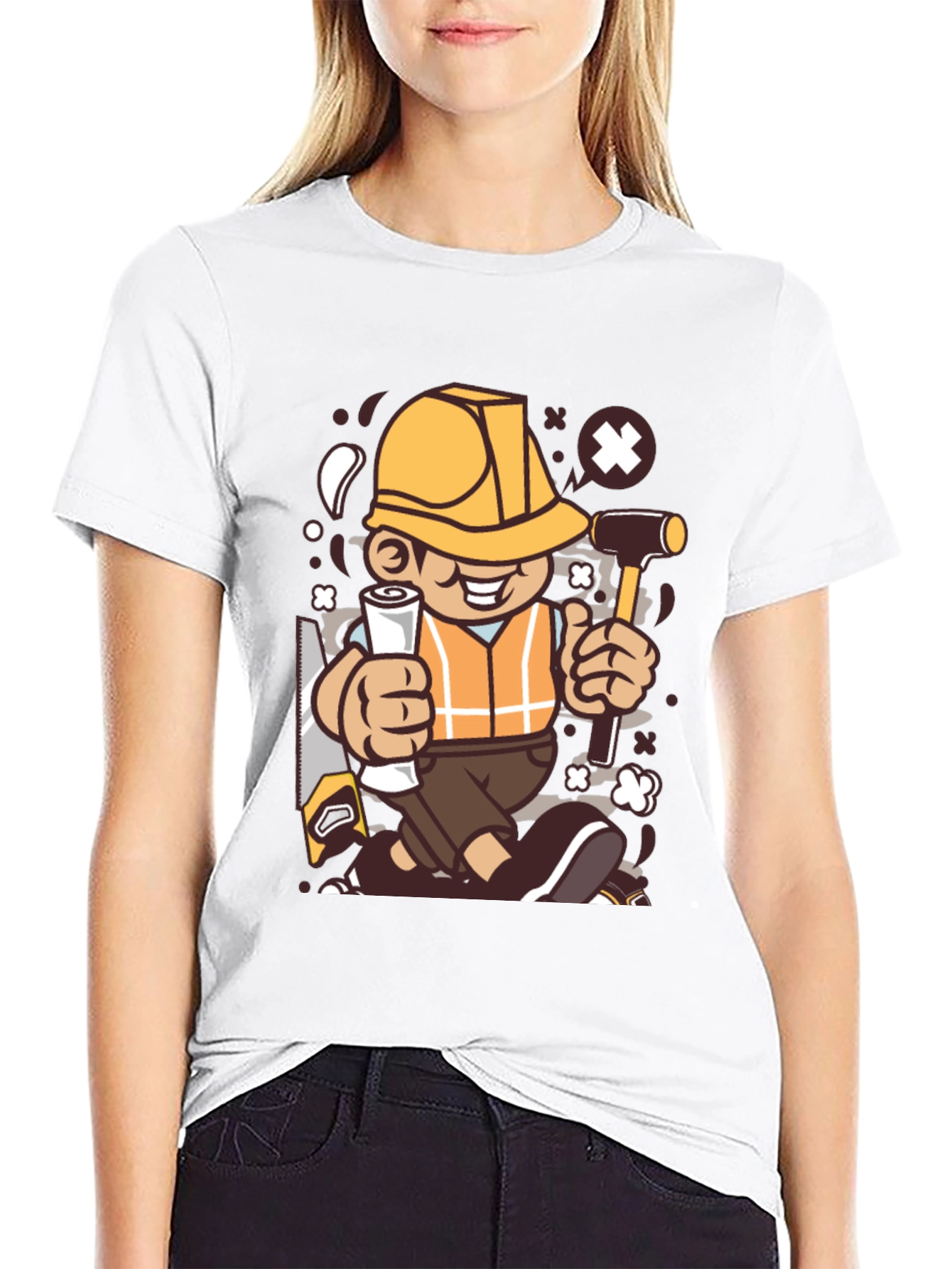 Cartoon Builder T-Shirt
