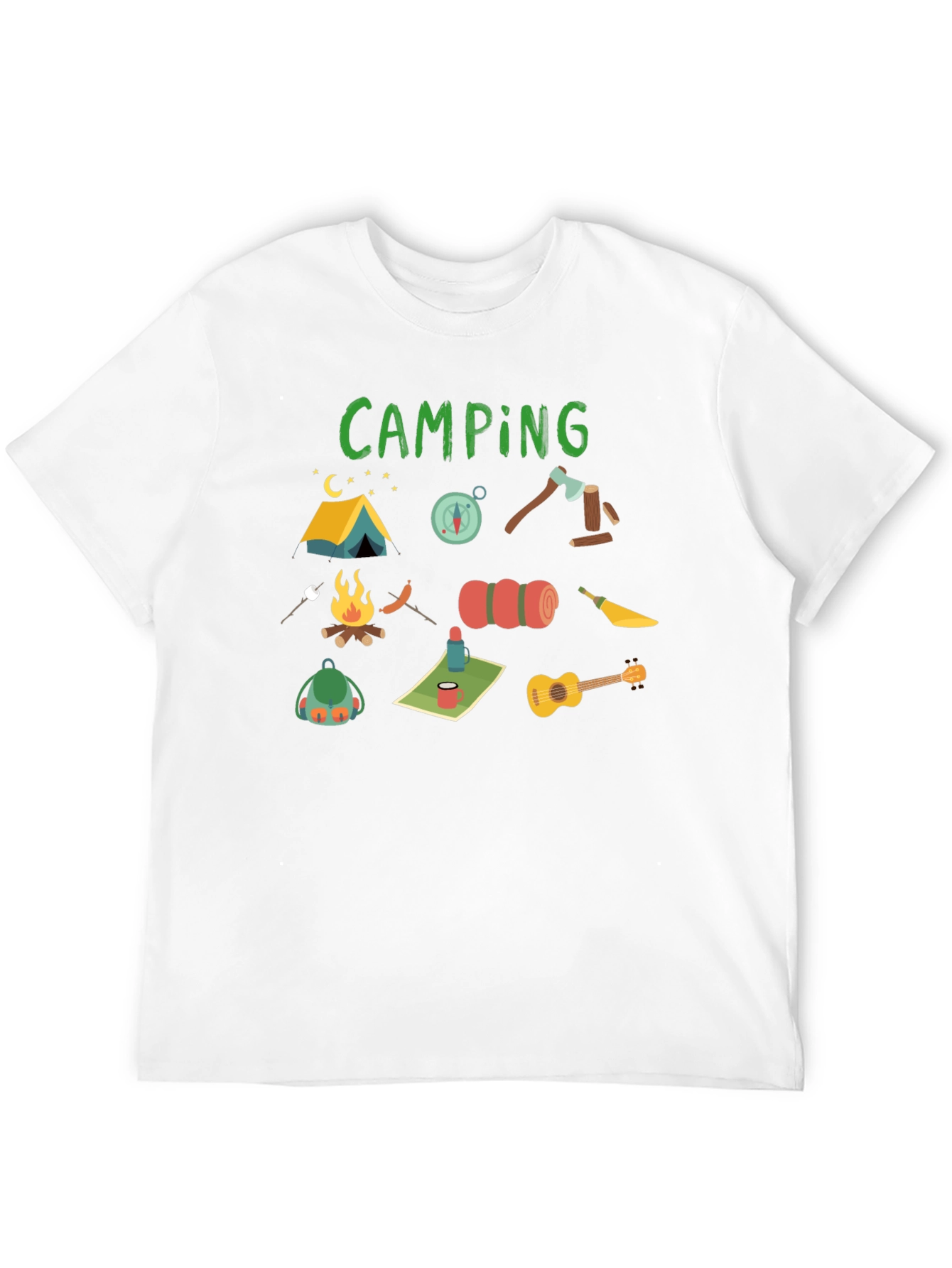 Camping Graphic Tee - Adventure Awaits