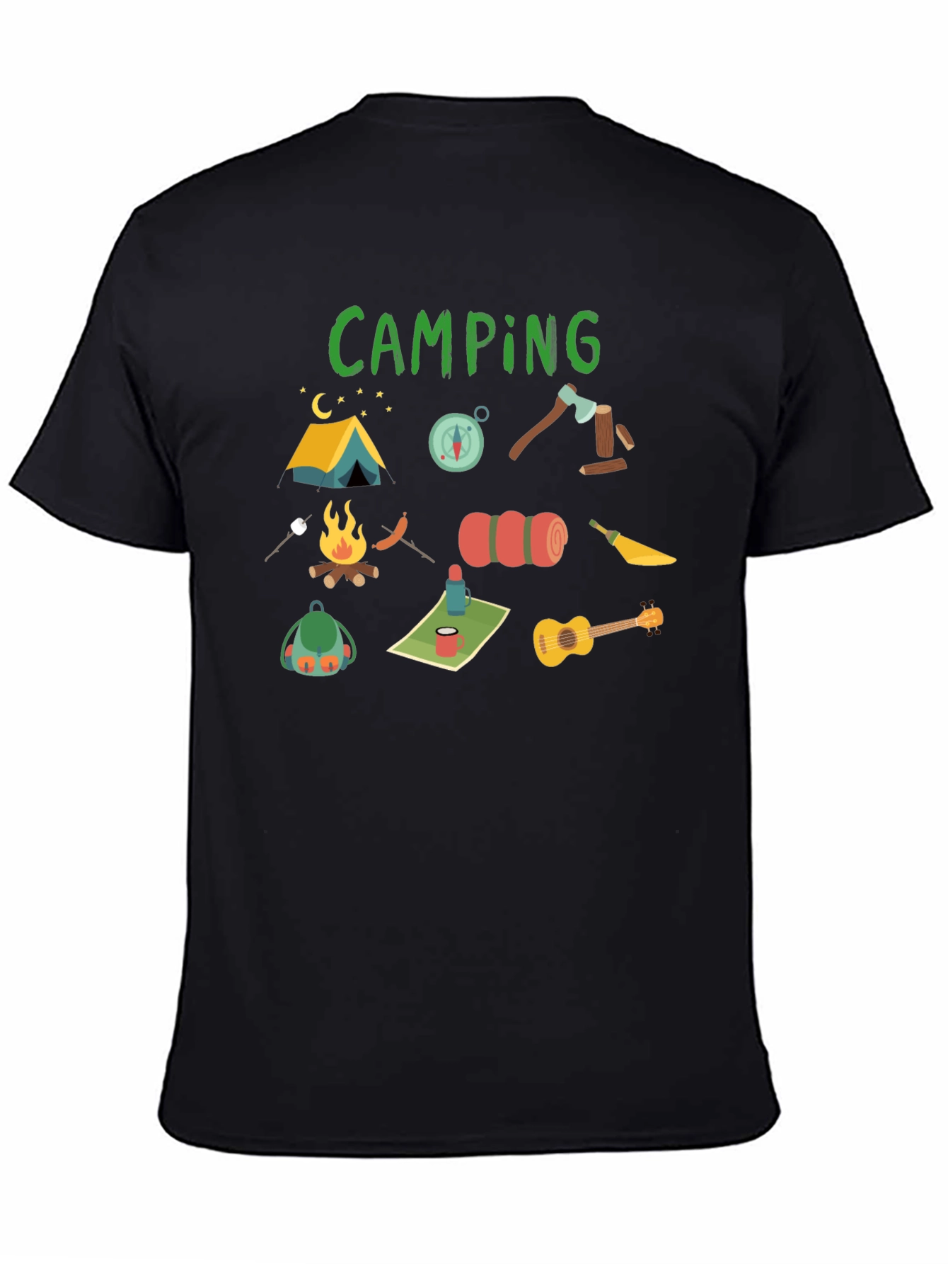Camping Graphic Tee - Adventure Awaits