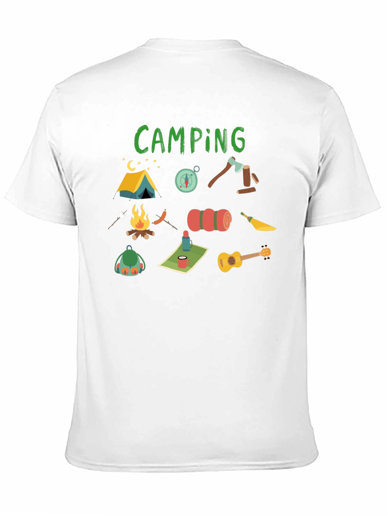 Camping Graphic Tee - Adventure Awaits