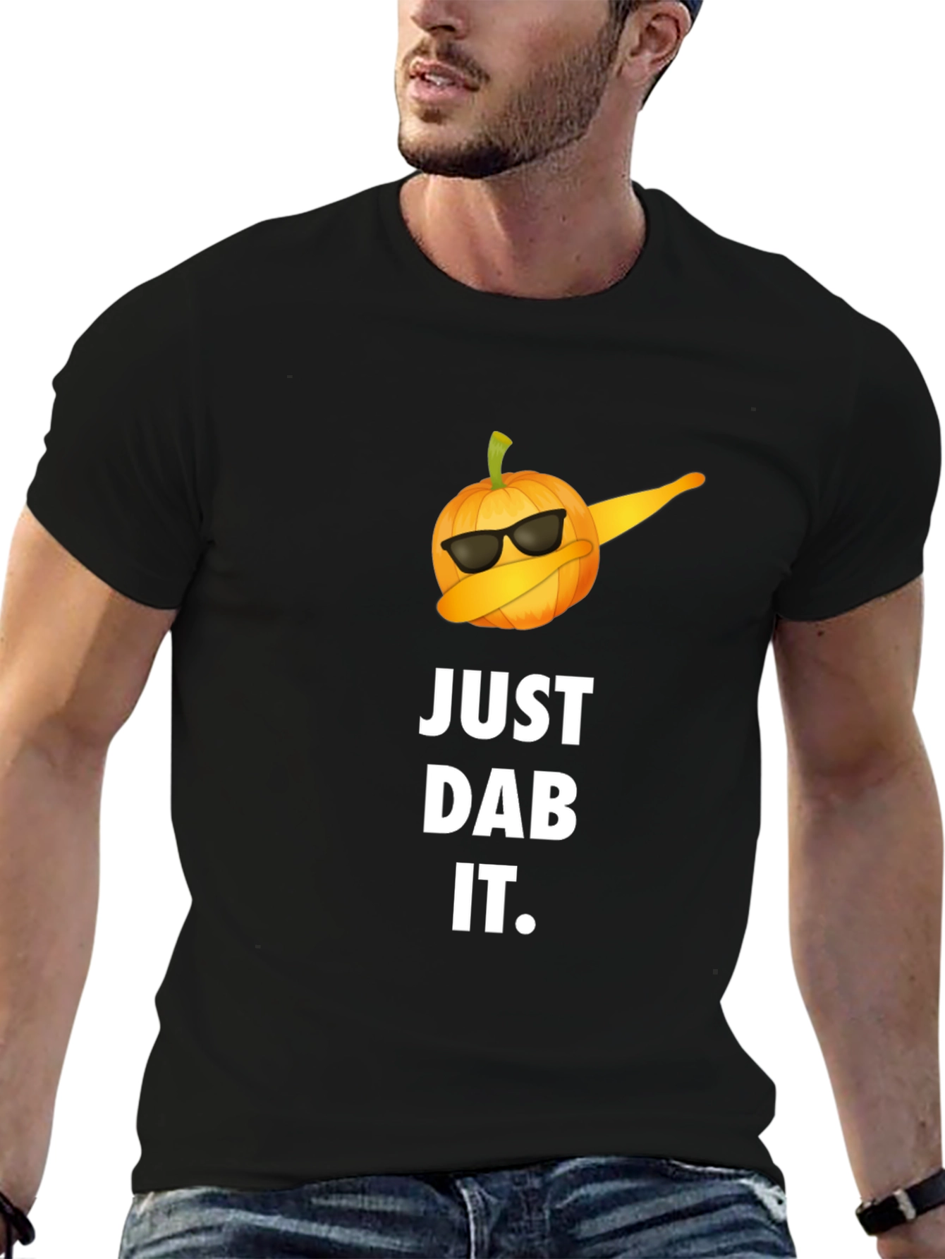 Just Dab It Pumpkin Halloween T-Shirt