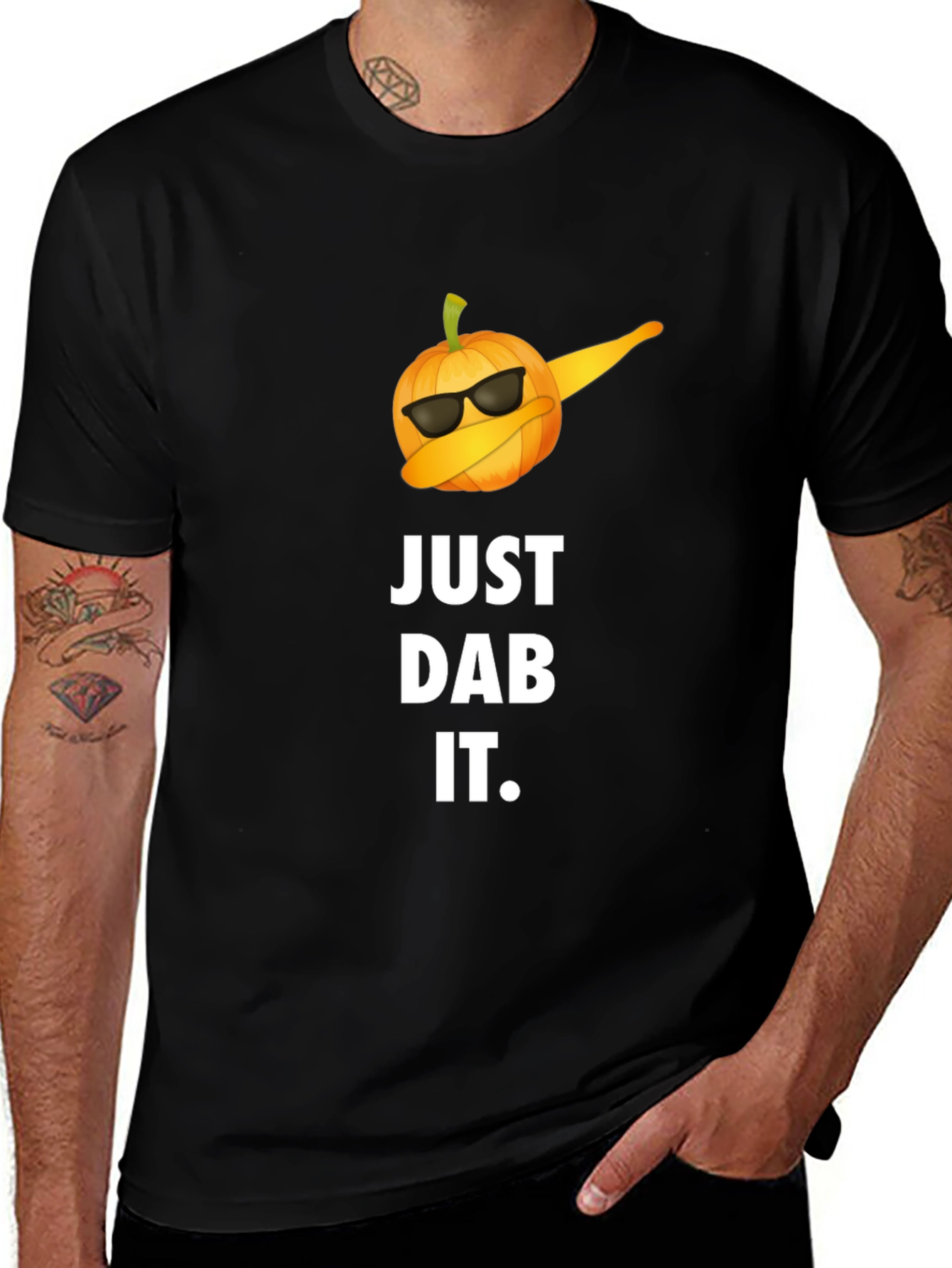 Just Dab It Pumpkin Halloween T-Shirt
