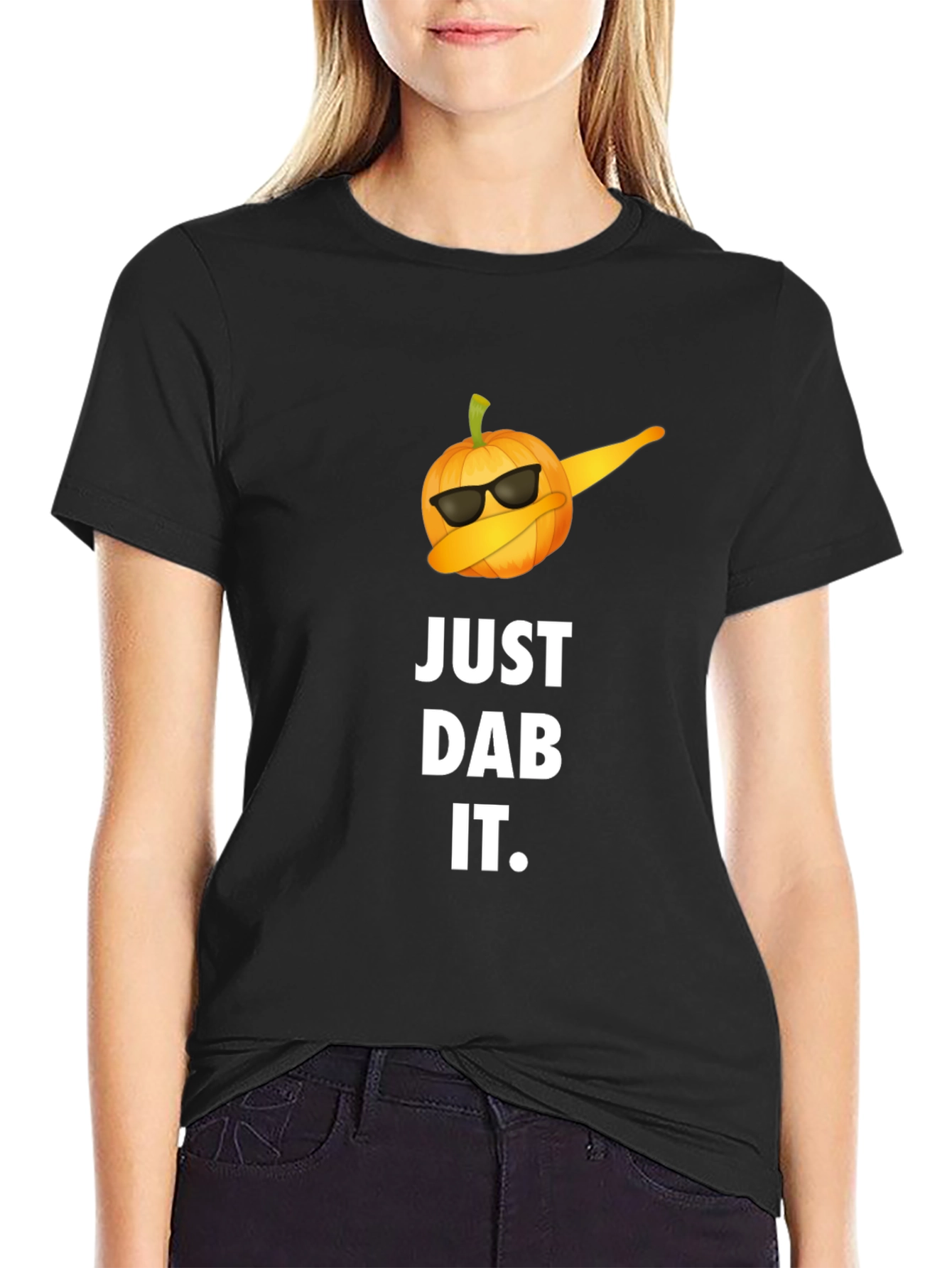 Just Dab It Pumpkin Halloween T-Shirt