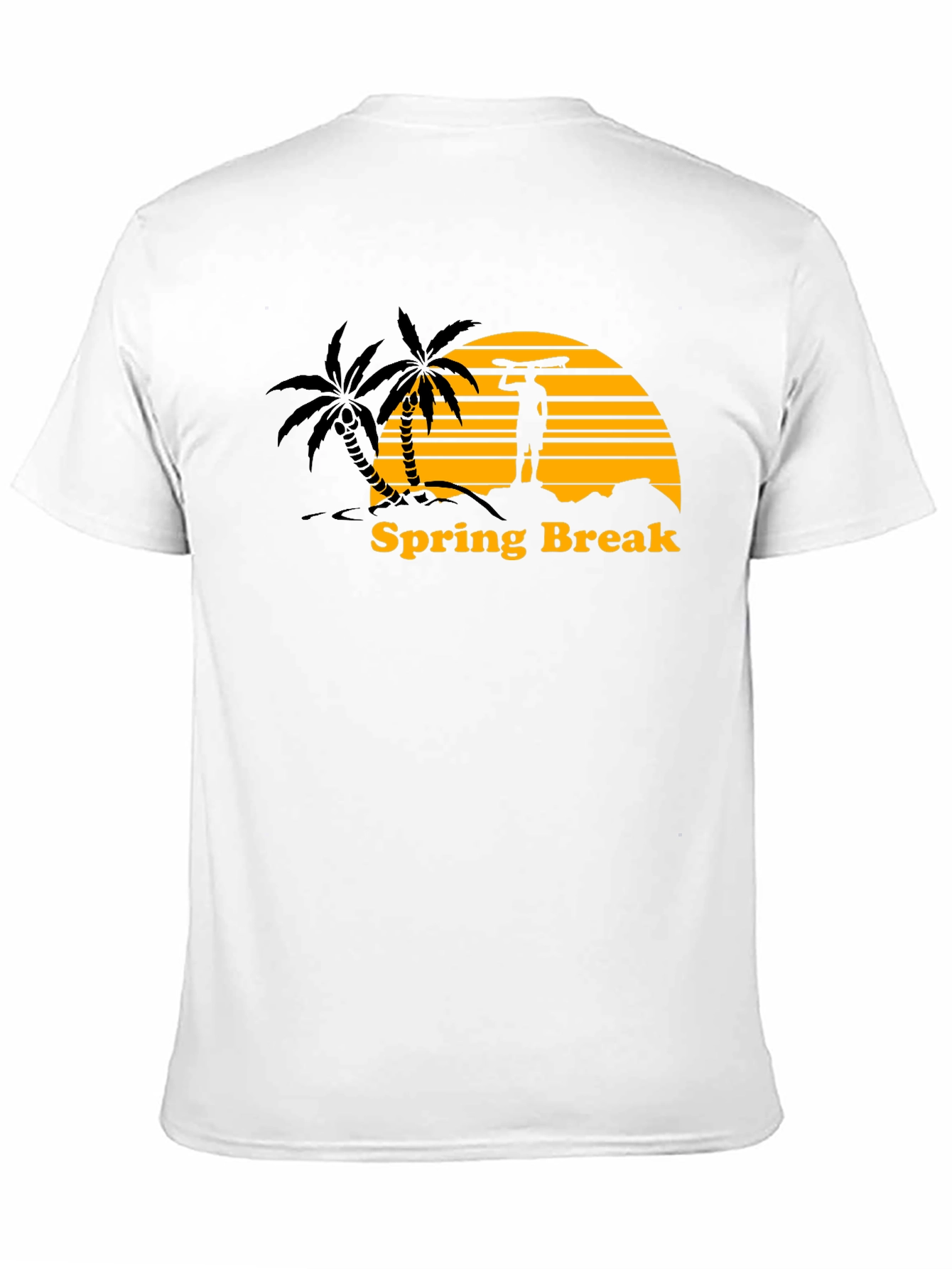 Spring Break T-Shirt - Beach Sunset Design