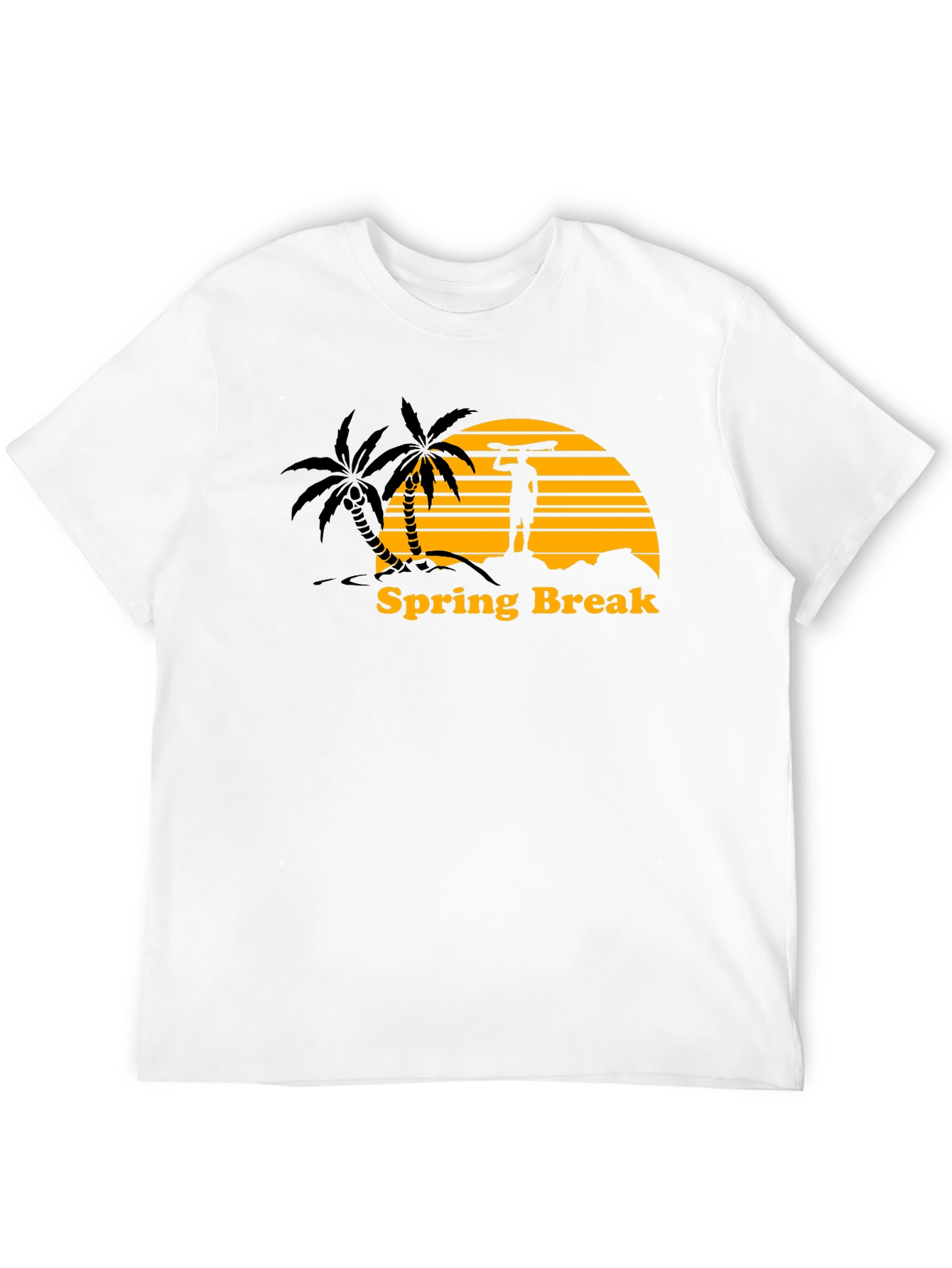 Spring Break T-Shirt - Beach Sunset Design