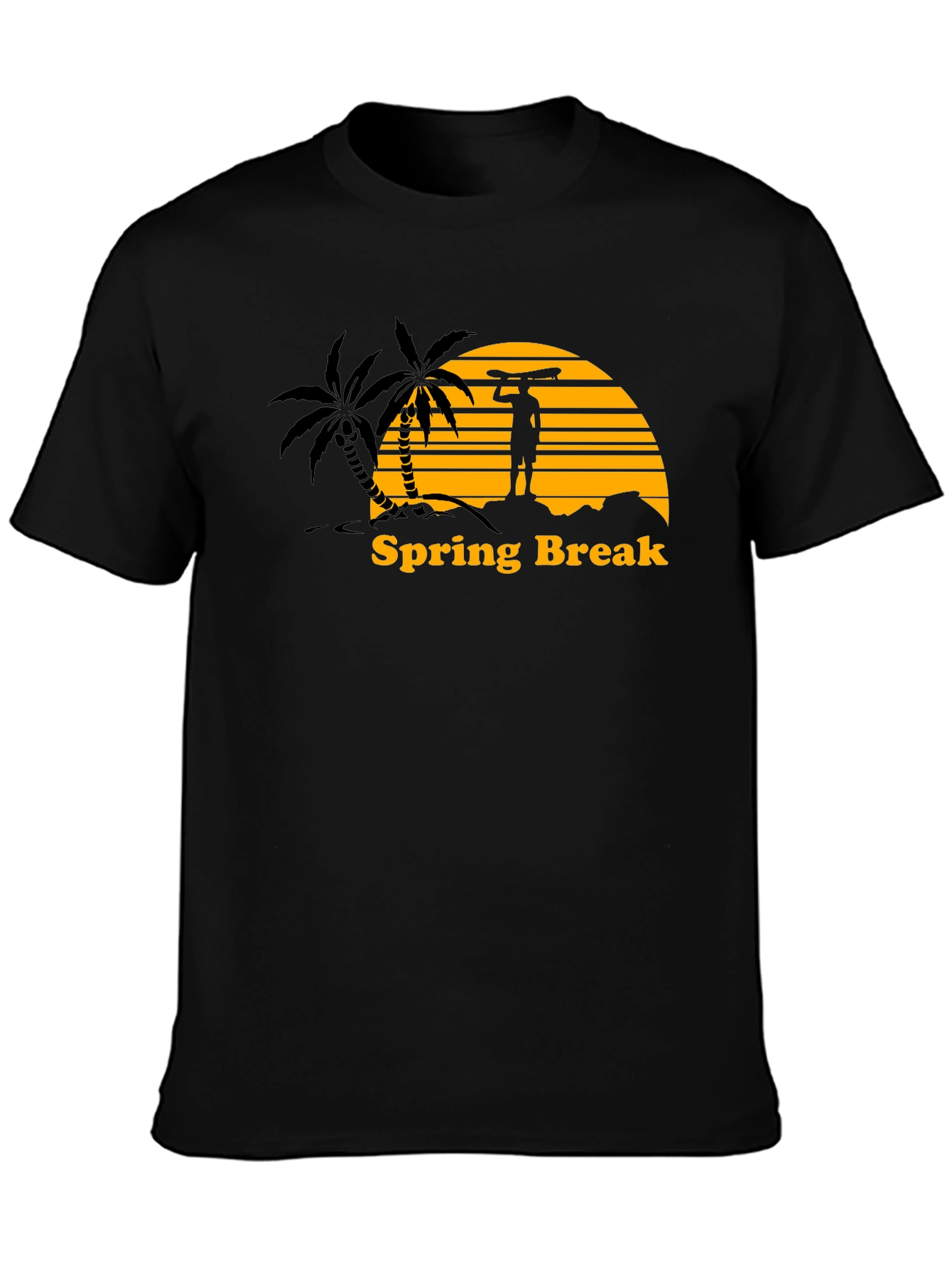 Spring Break T-Shirt - Beach Sunset Design