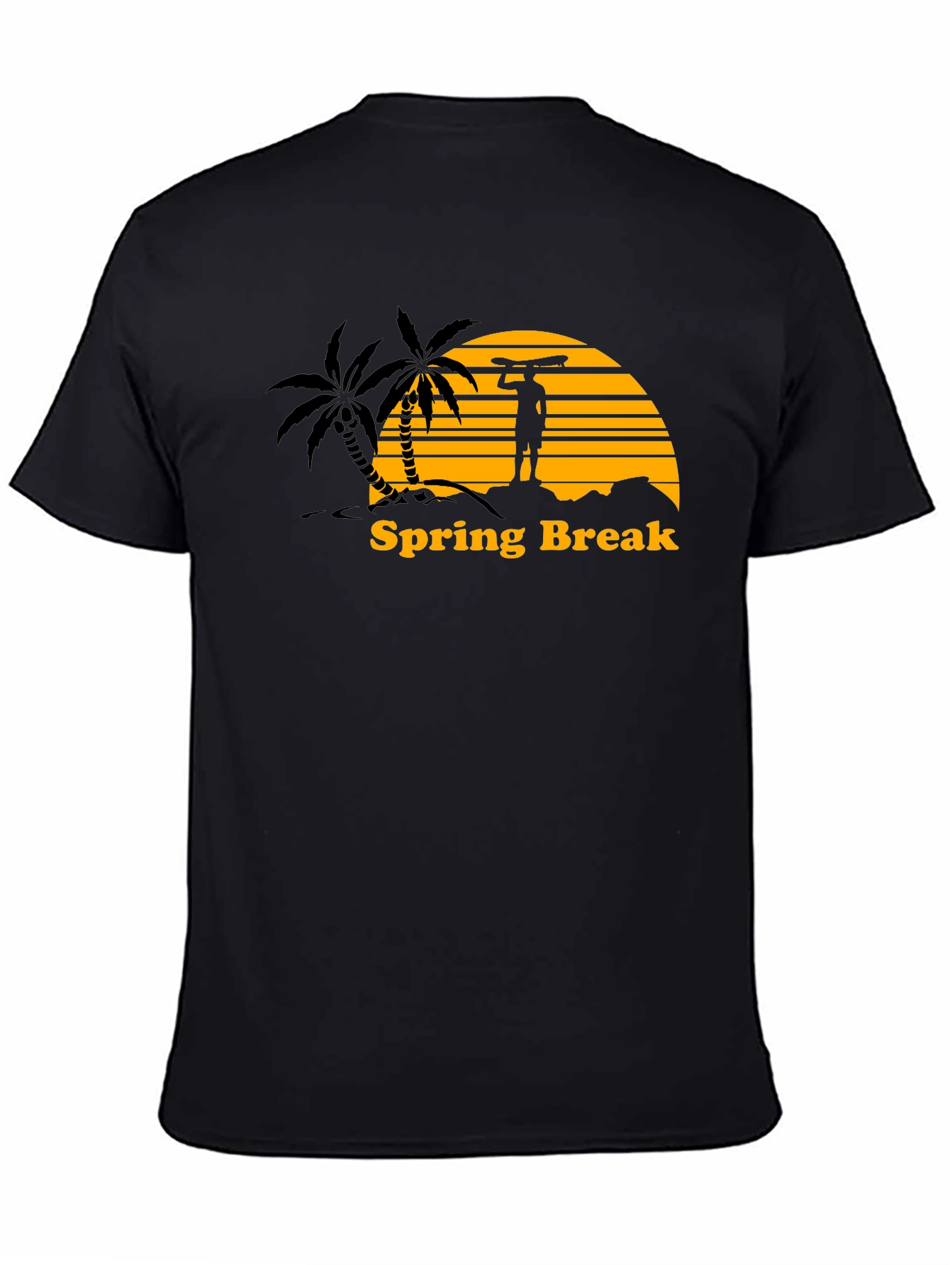 Spring Break T-Shirt - Beach Sunset Design