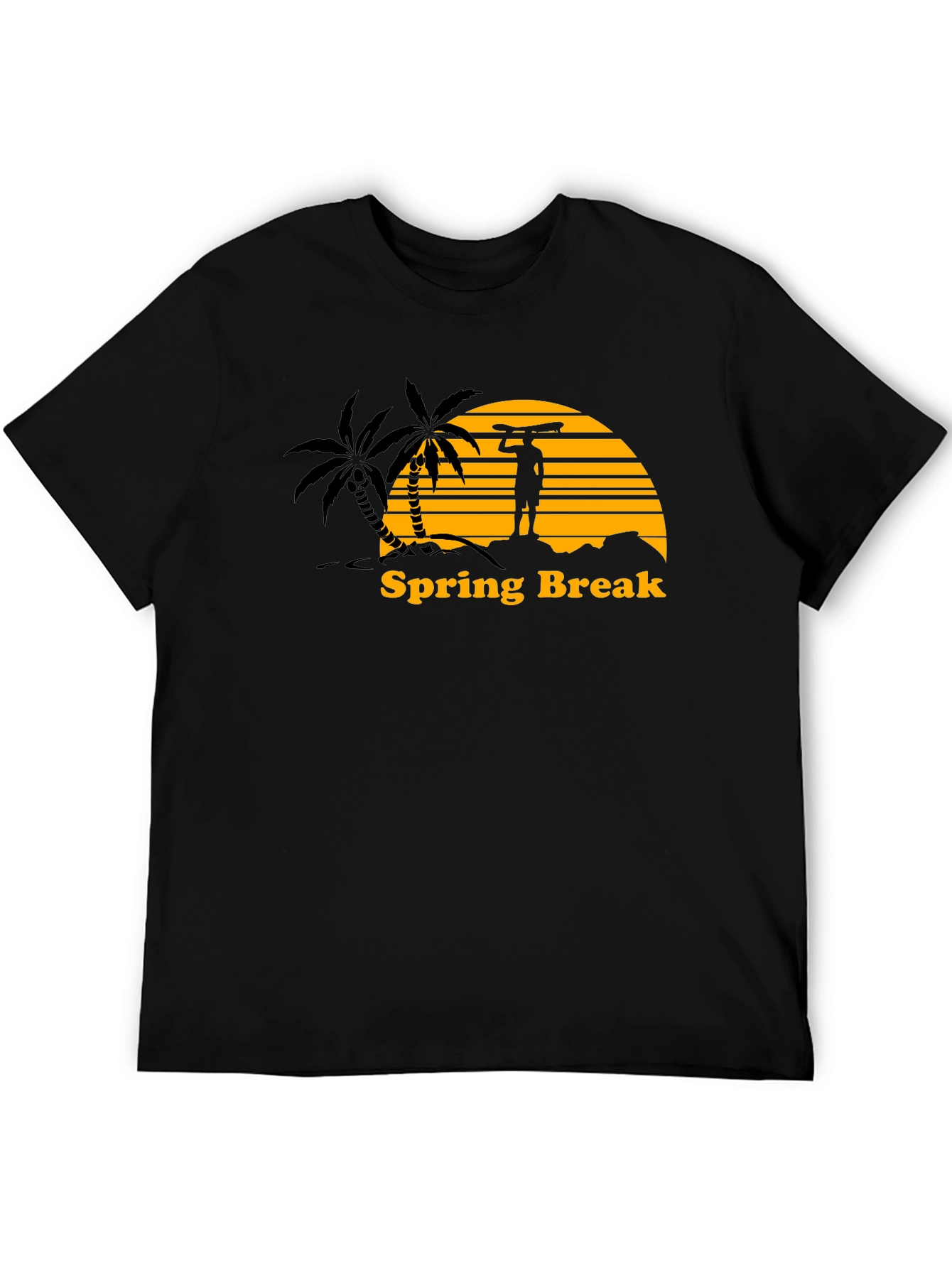 Spring Break T-Shirt - Beach Sunset Design
