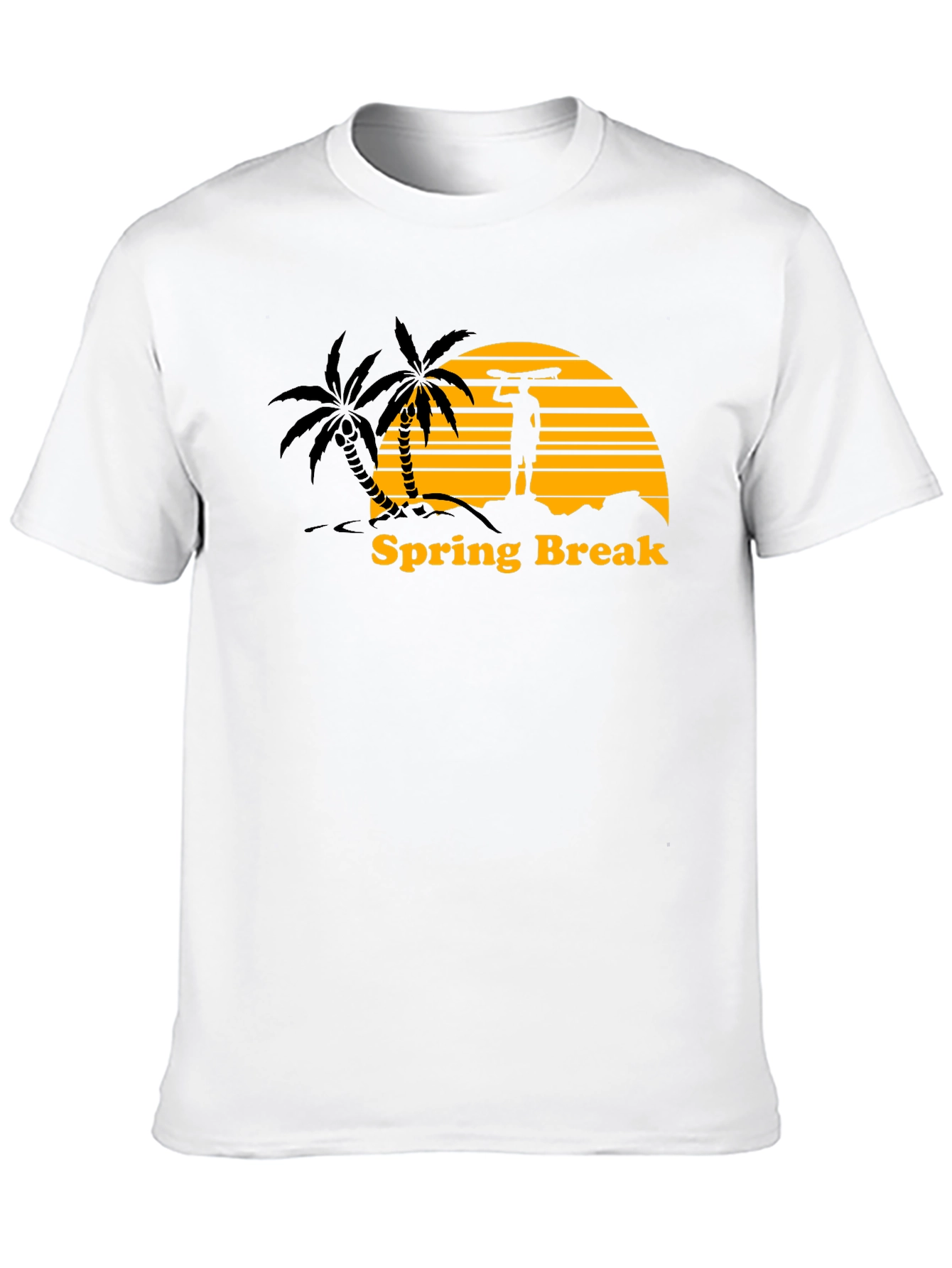 Spring Break T-Shirt - Beach Sunset Design